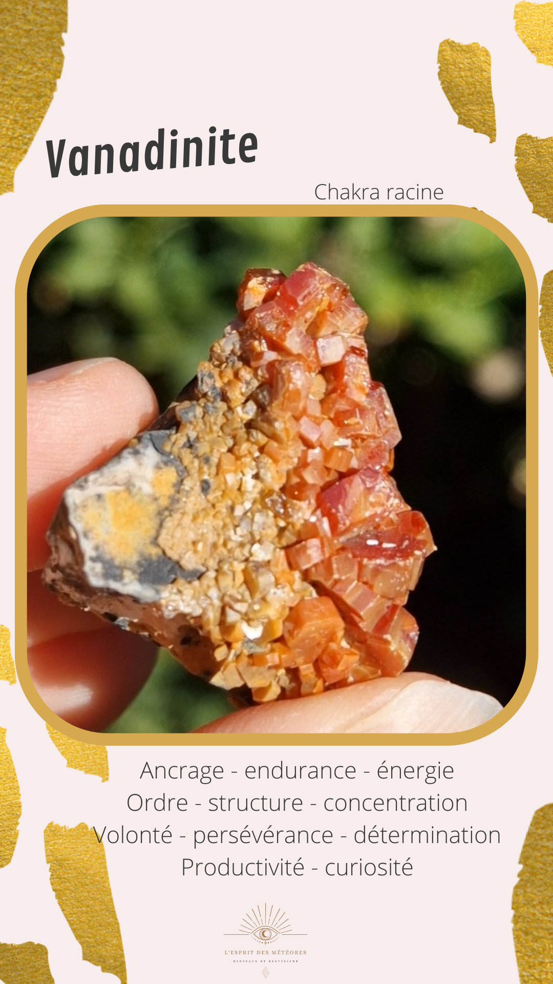 Vanadinite du Maroc n°4