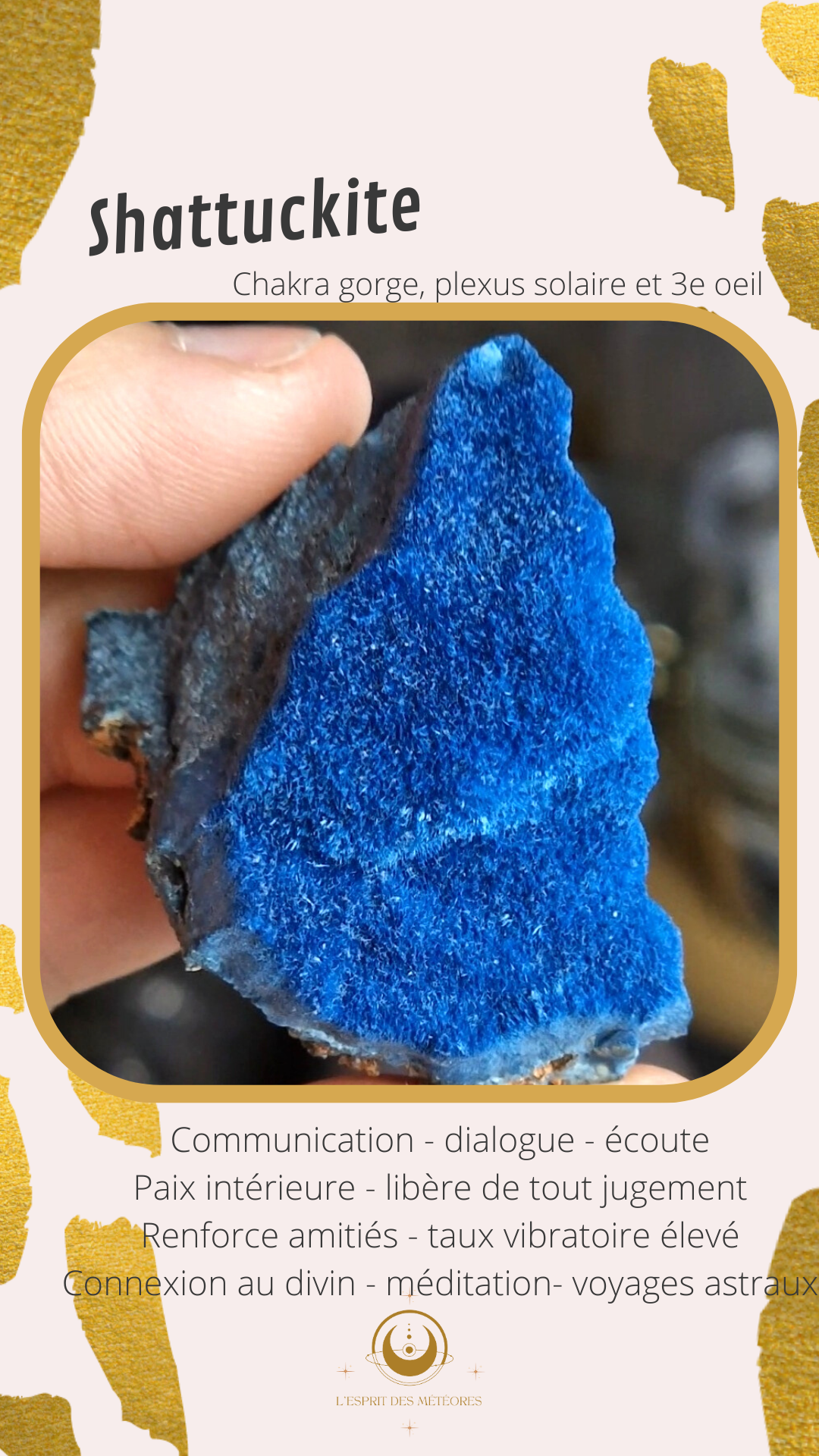 Pendentif Shattuckite Chrysocolle P14