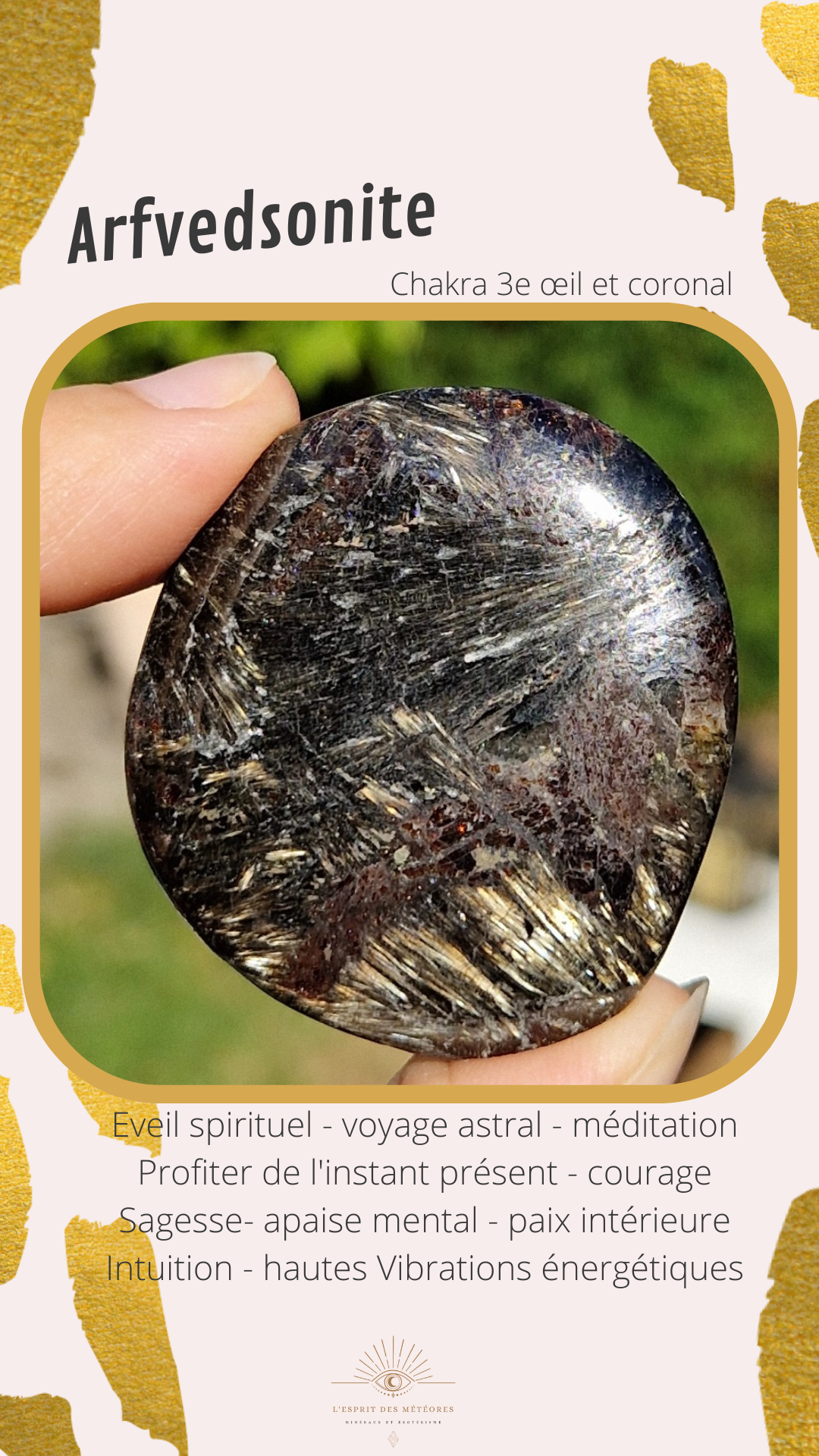 Coeur Arfvedsonite "brut" n°1