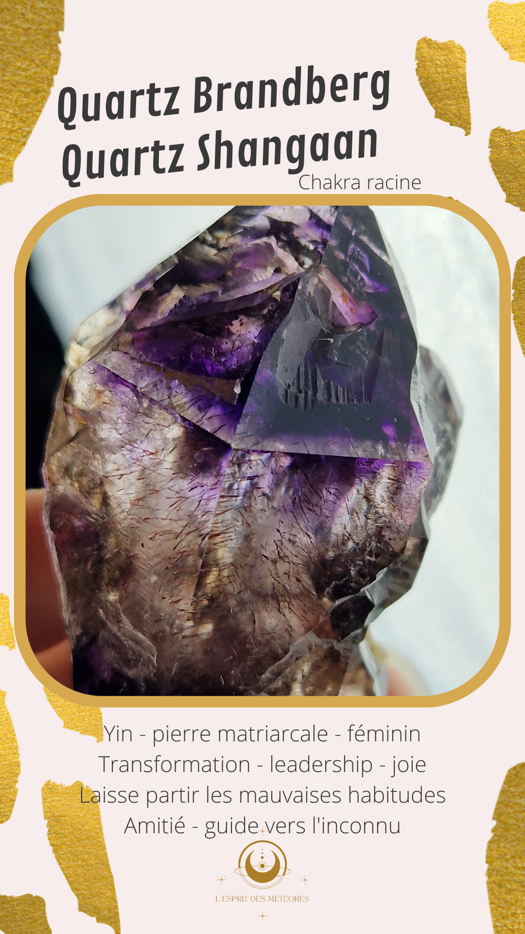 Quartz Goboboseb (Améthyste/Quartz) B