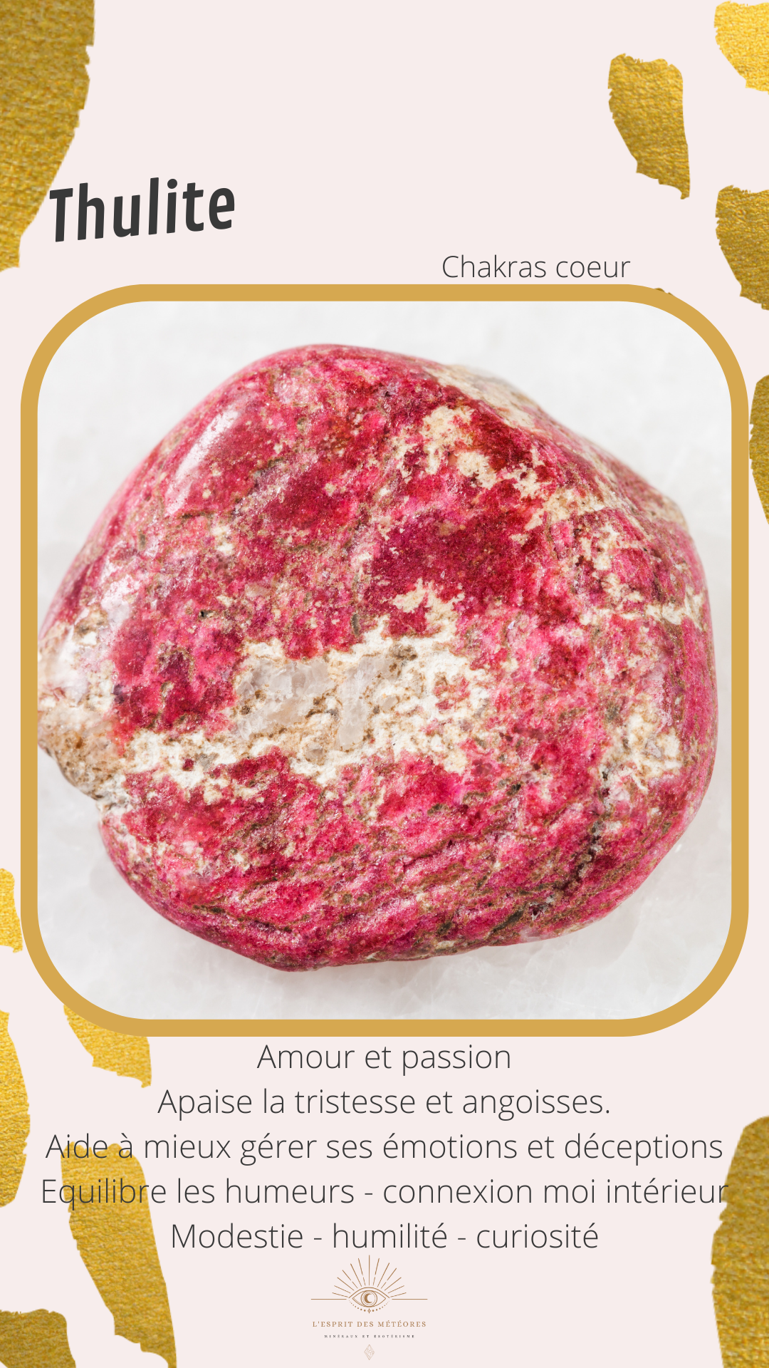 Pendentif Thulite (à choisir)