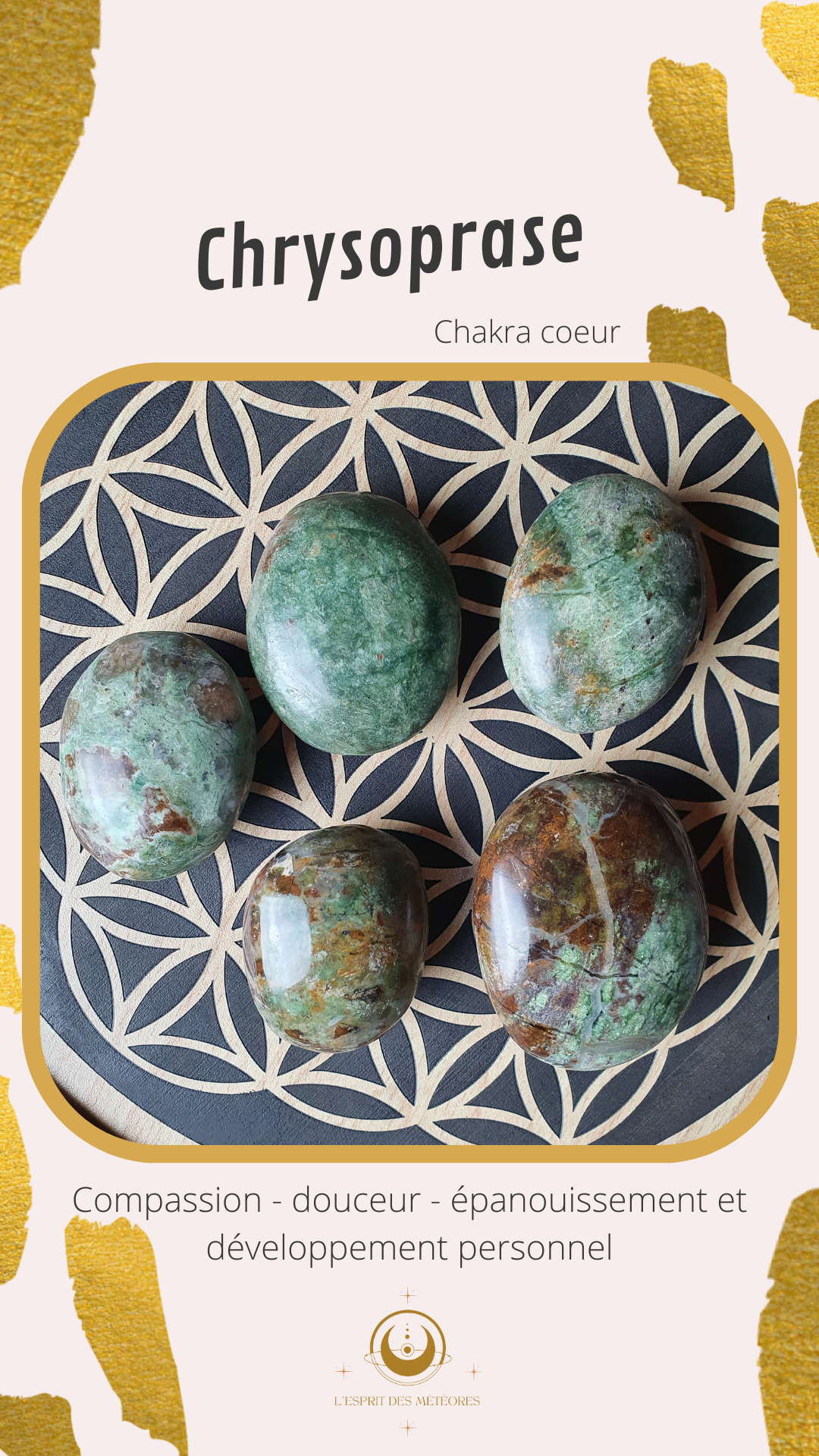 Sphère Chrysoprase CH8