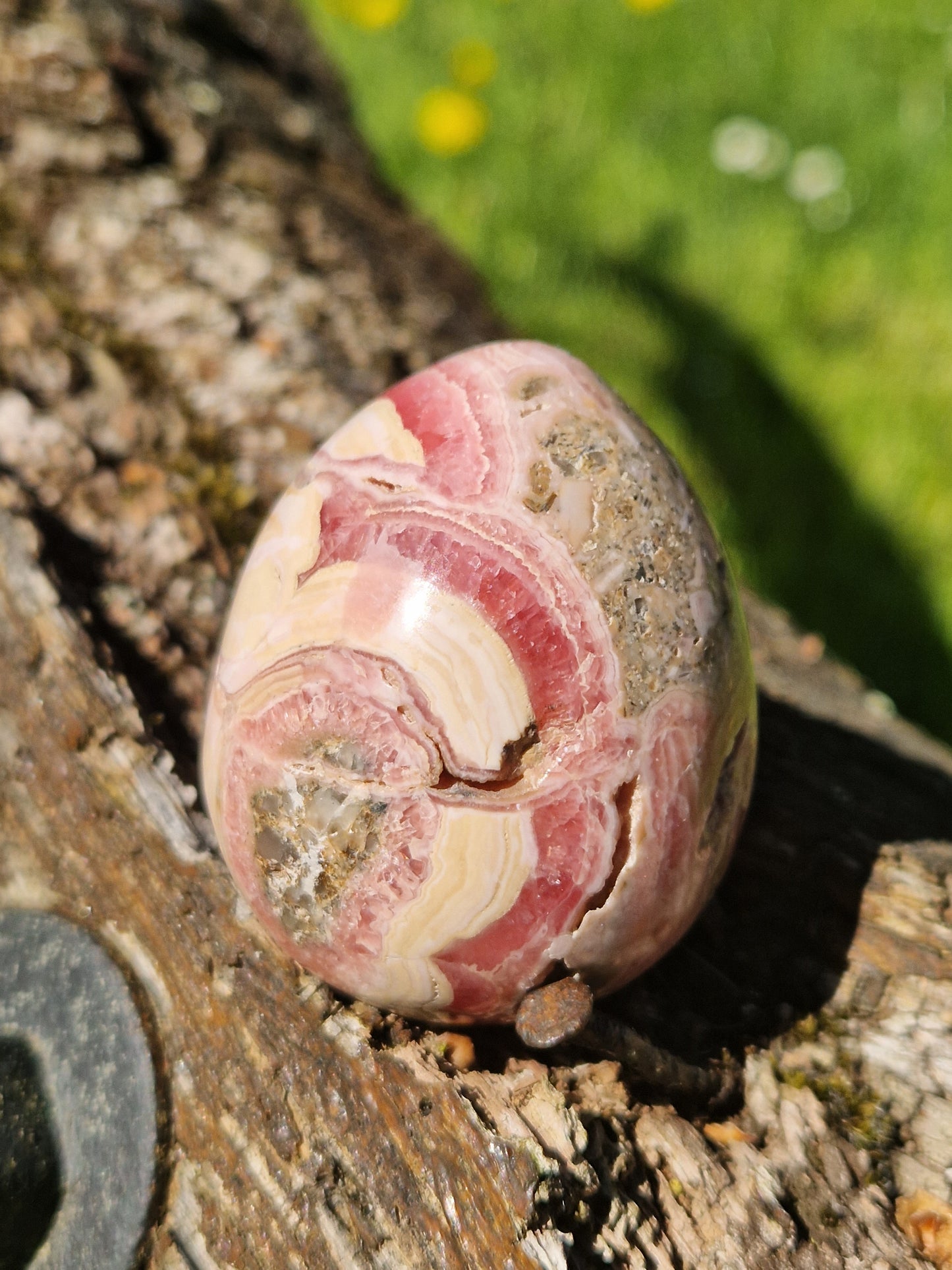Oeuf Rhodochrosite