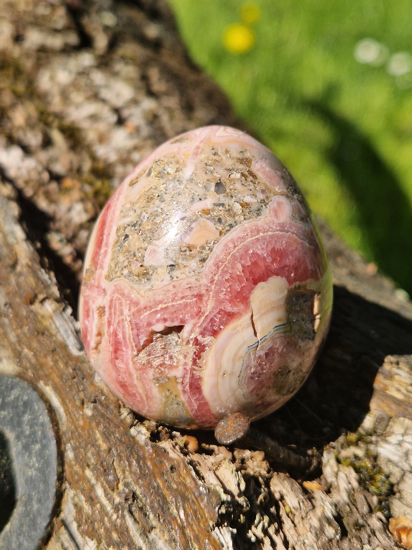 Oeuf Rhodochrosite