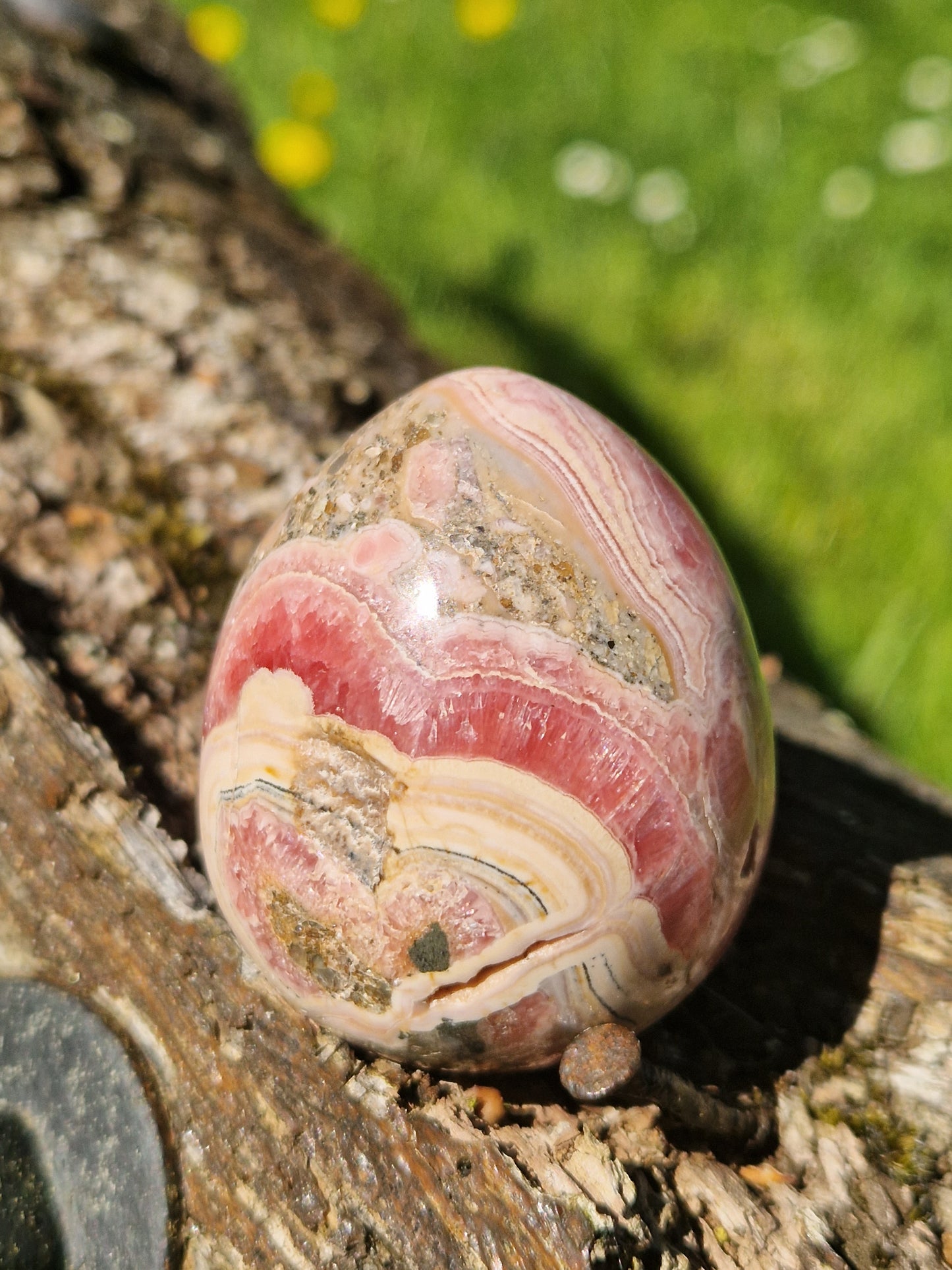 Oeuf Rhodochrosite