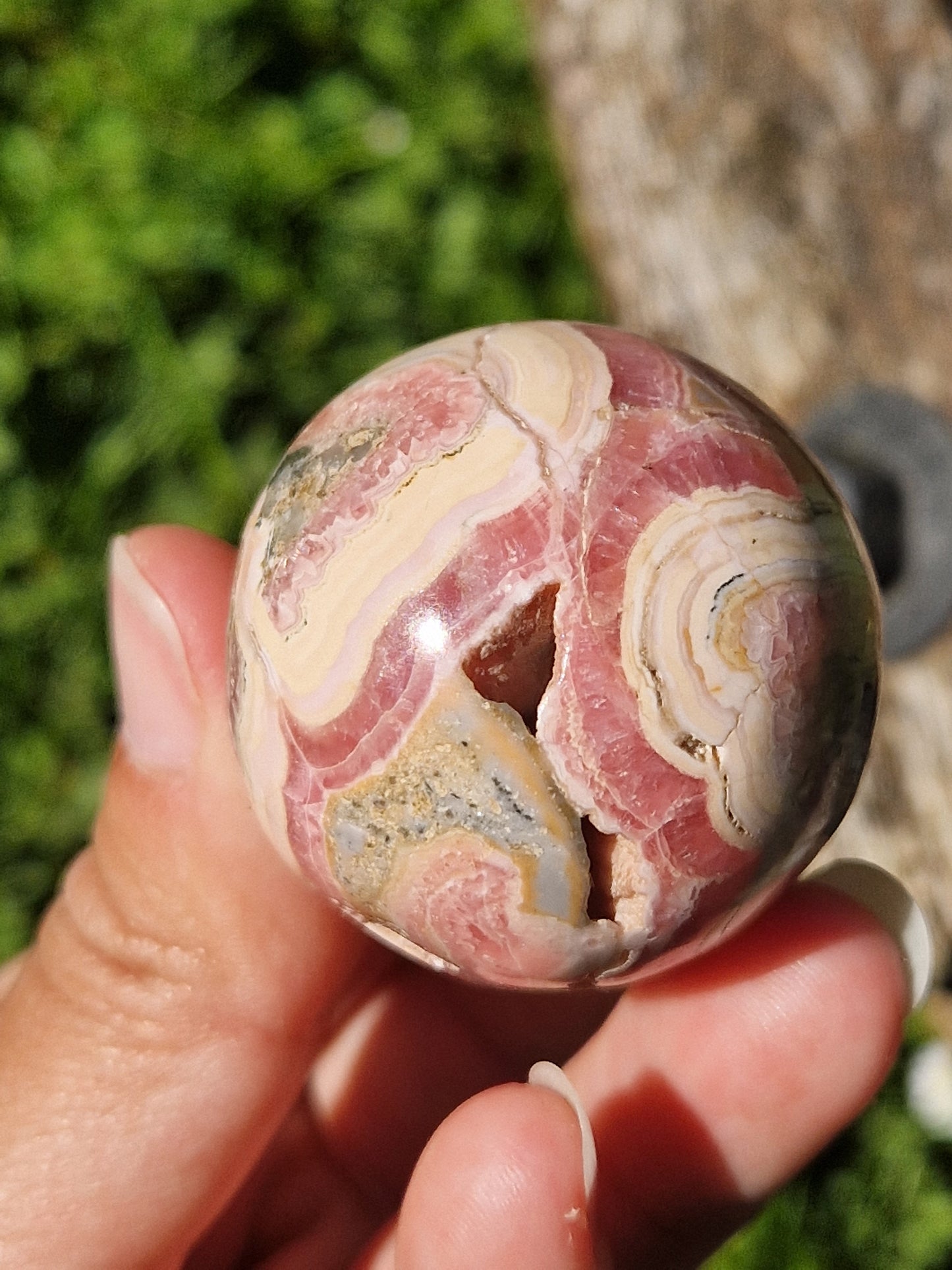Oeuf Rhodochrosite