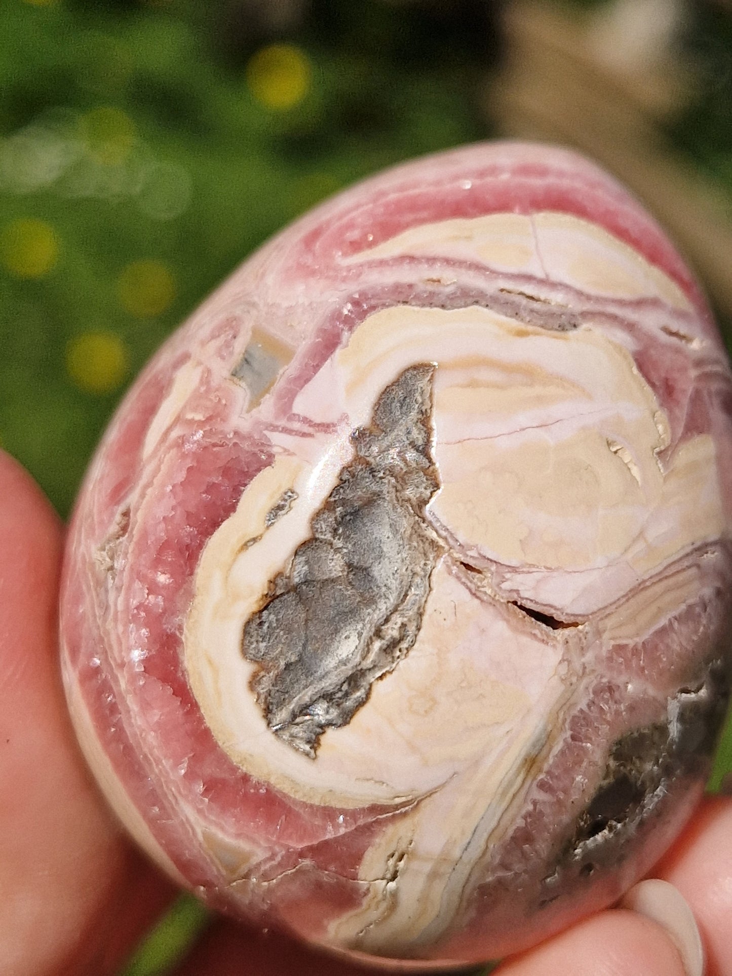 Oeuf Rhodochrosite