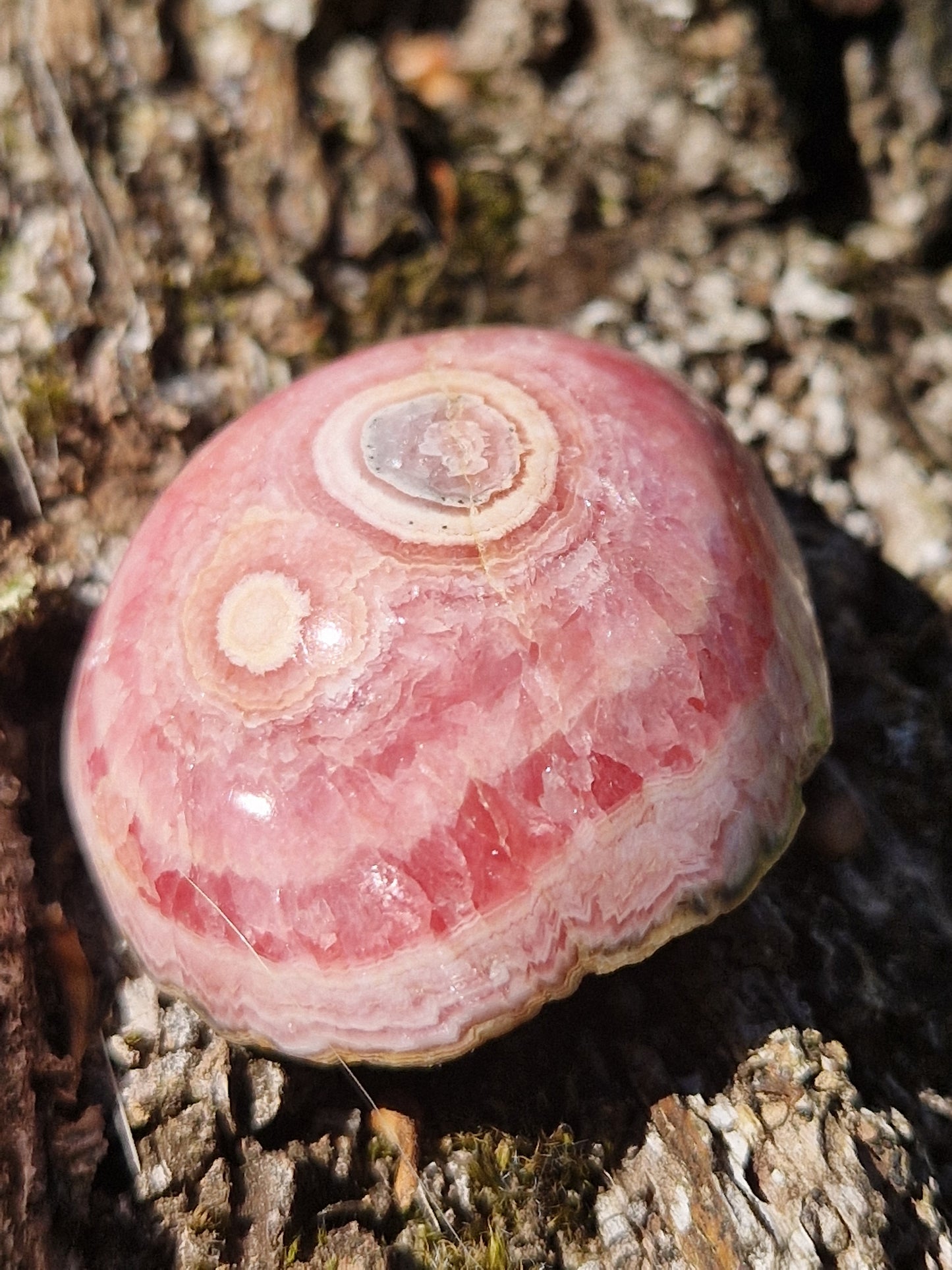 Rhodochrosite stalactite B