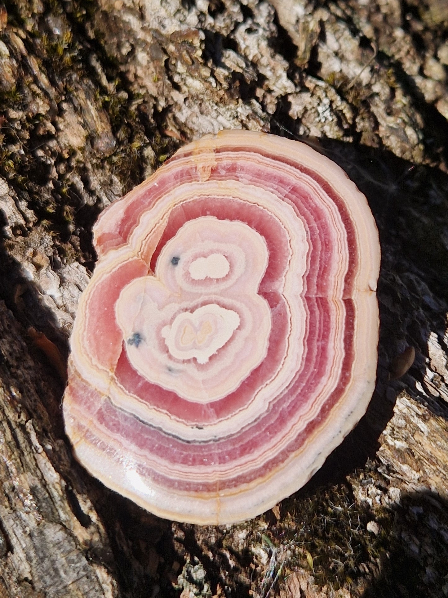 Rhodochrosite stalactite D
