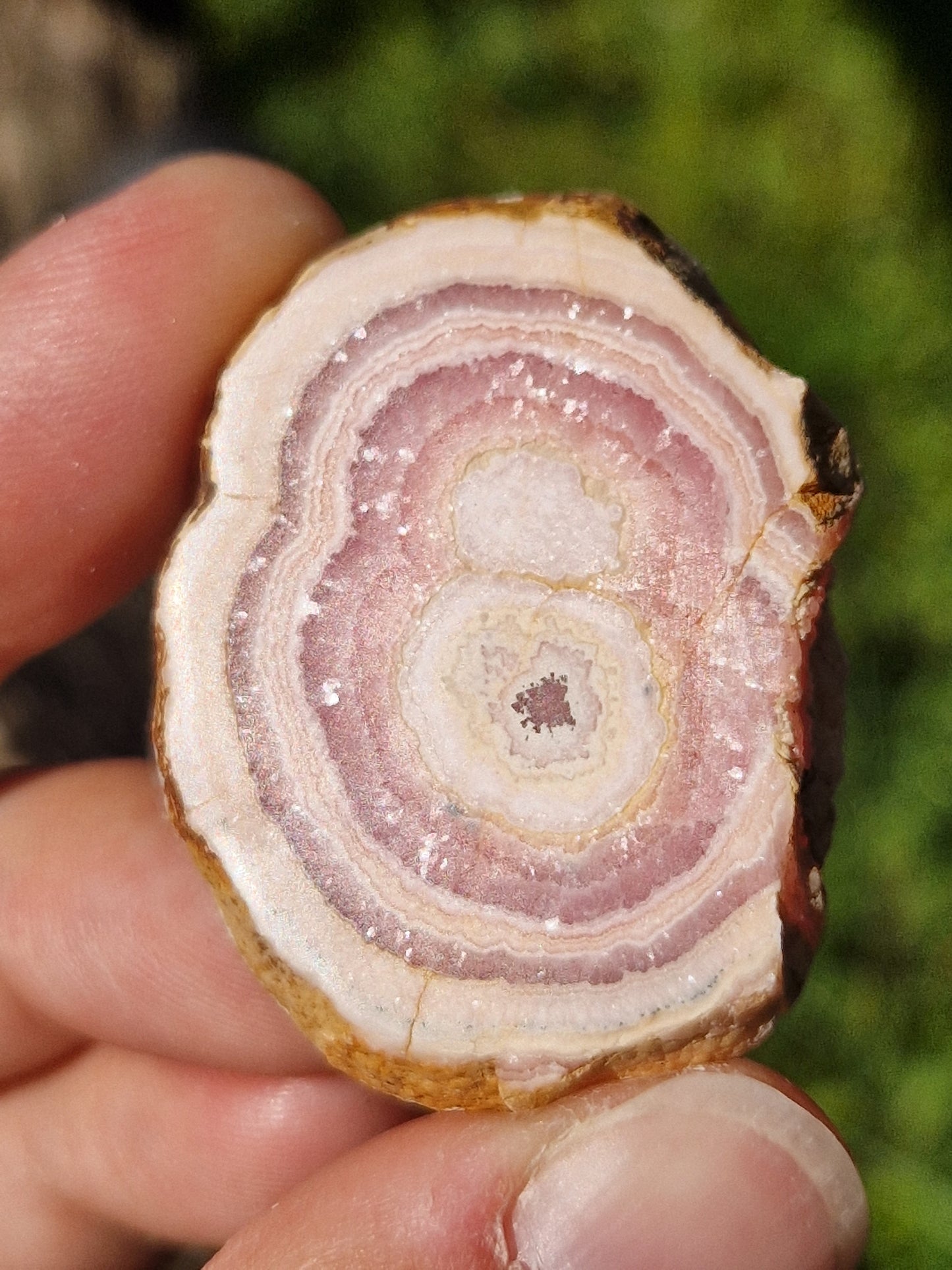 Rhodochrosite stalactite D