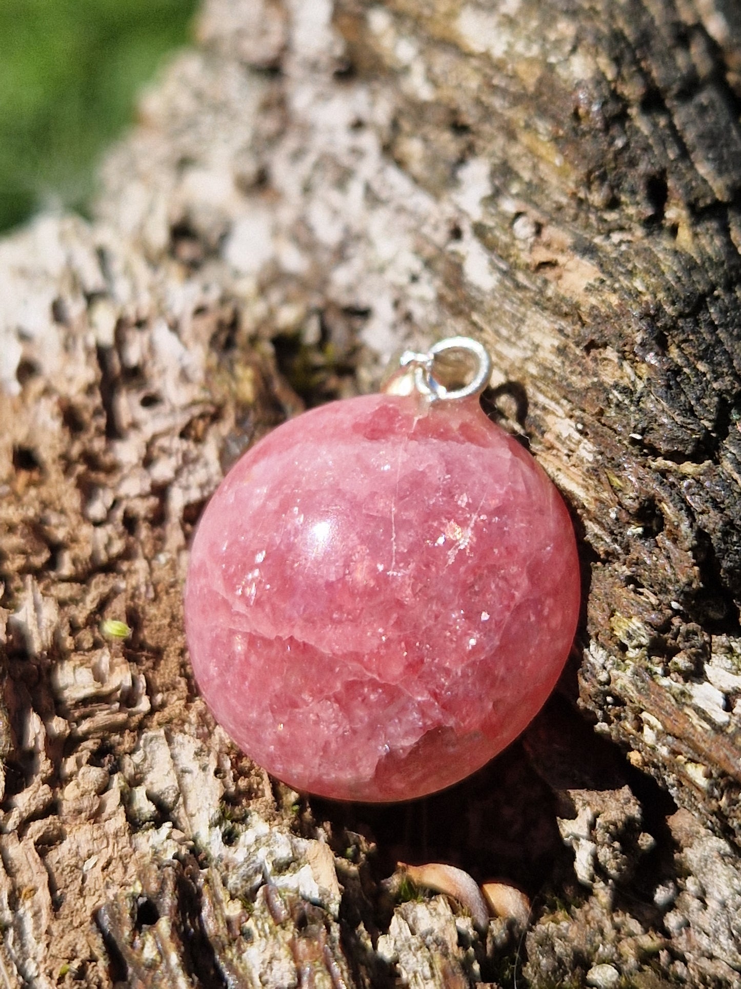 Pendentif Rhodochrosite K extra