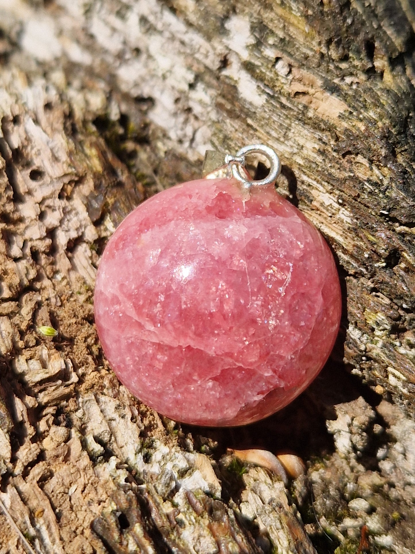Pendentif Rhodochrosite K extra