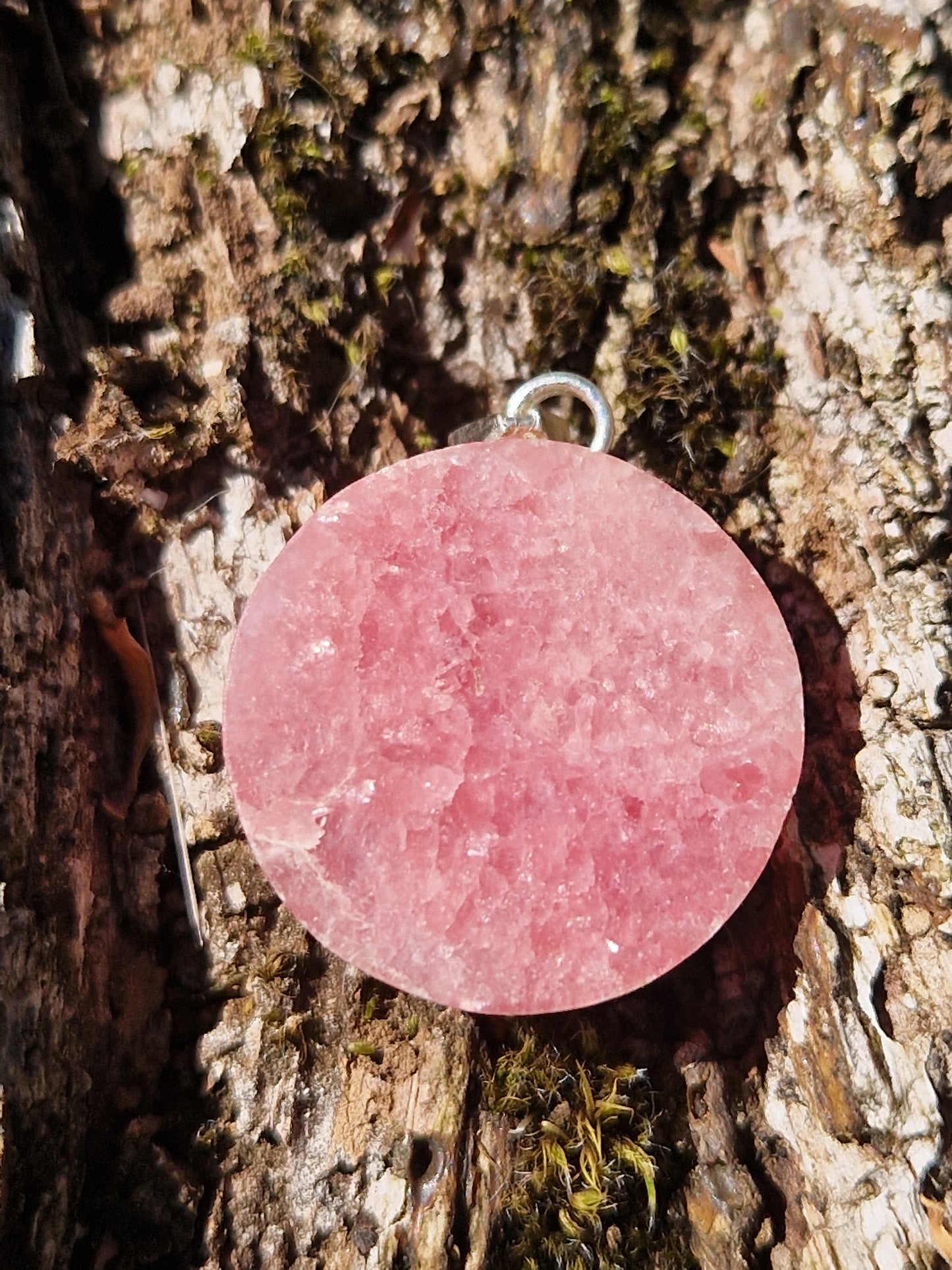 Pendentif Rhodochrosite K extra
