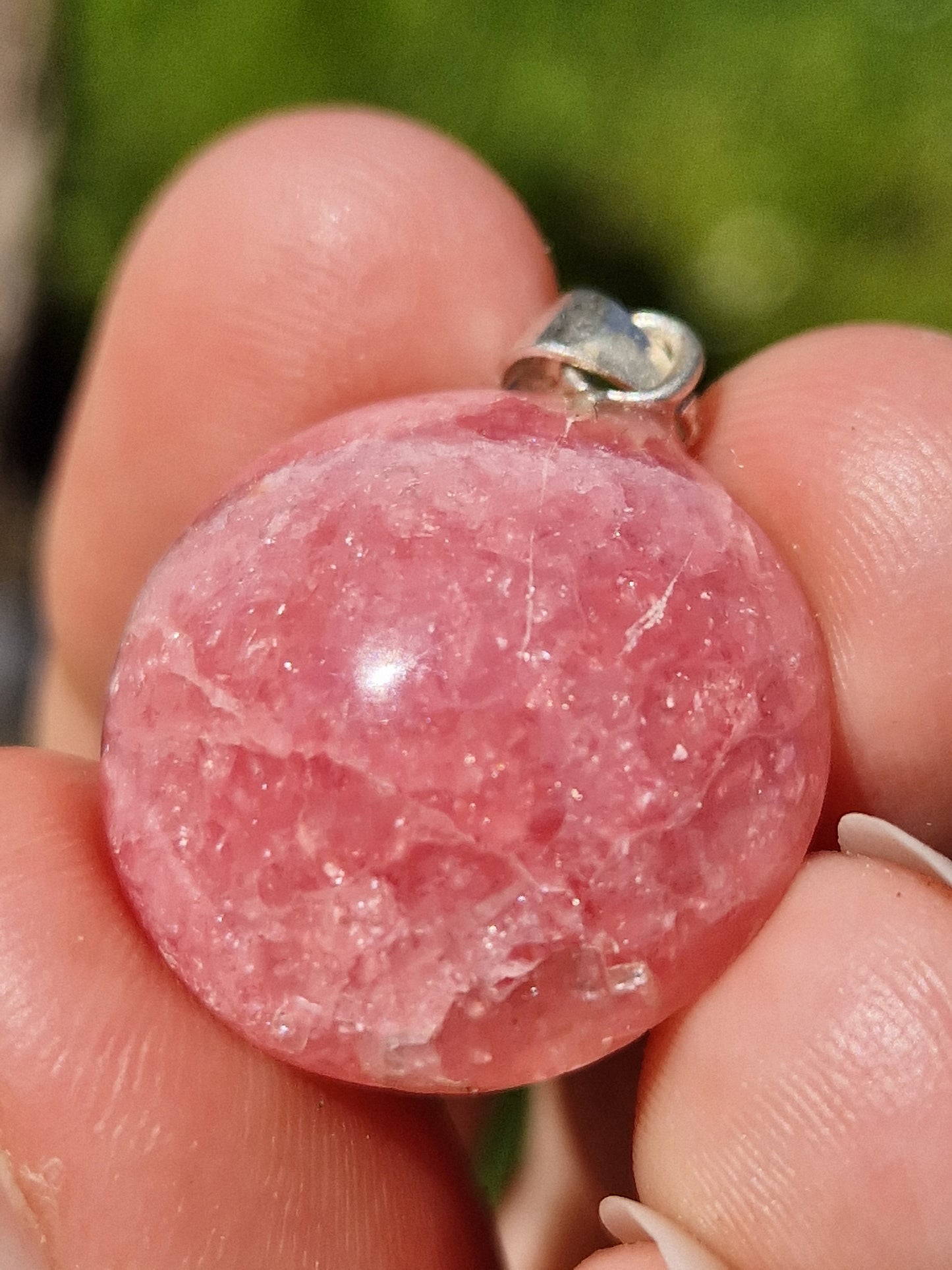 Pendentif Rhodochrosite K extra