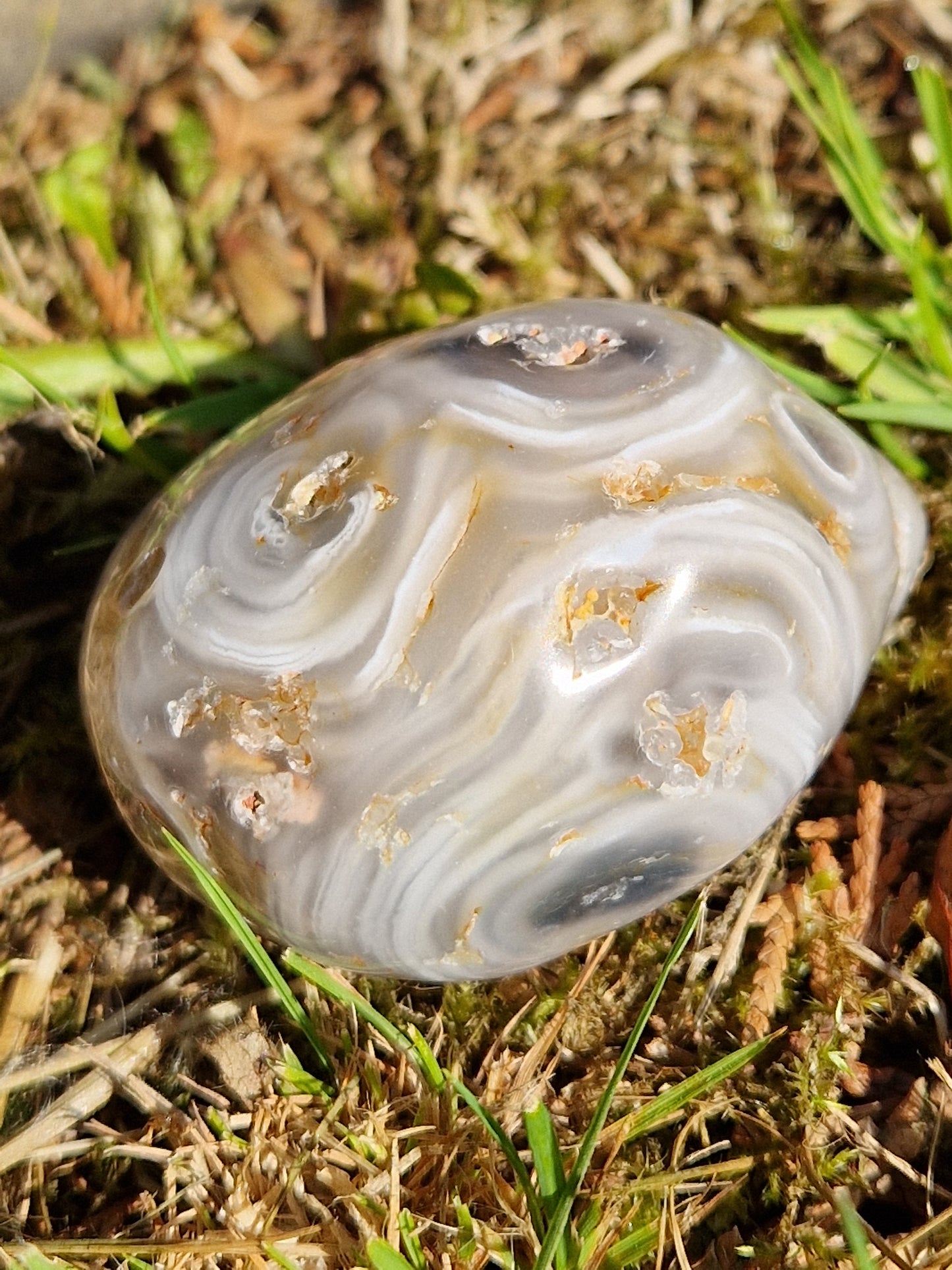 Agate eau (enhydre) n°11
