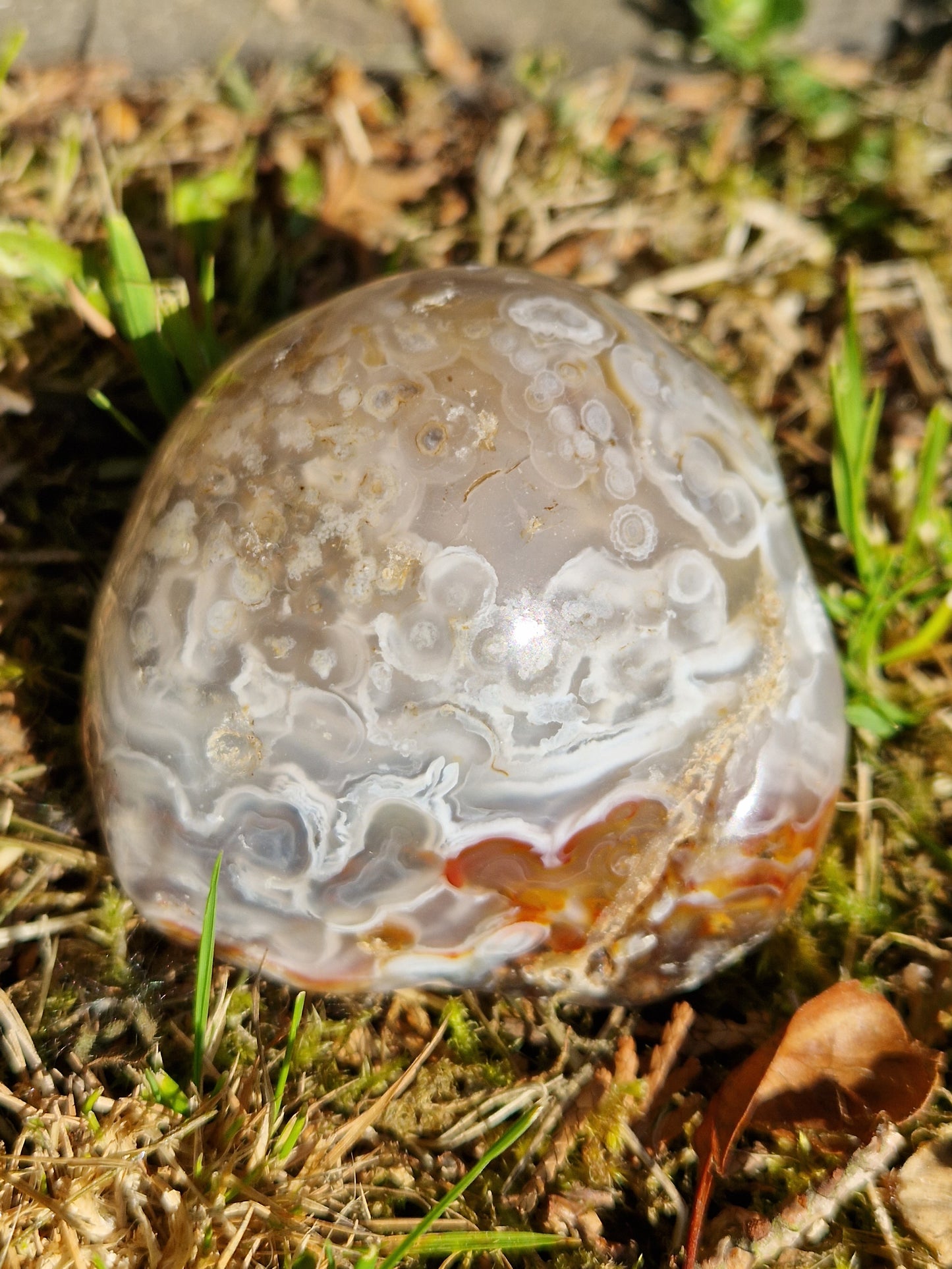 Agate eau (enhydre) n°12