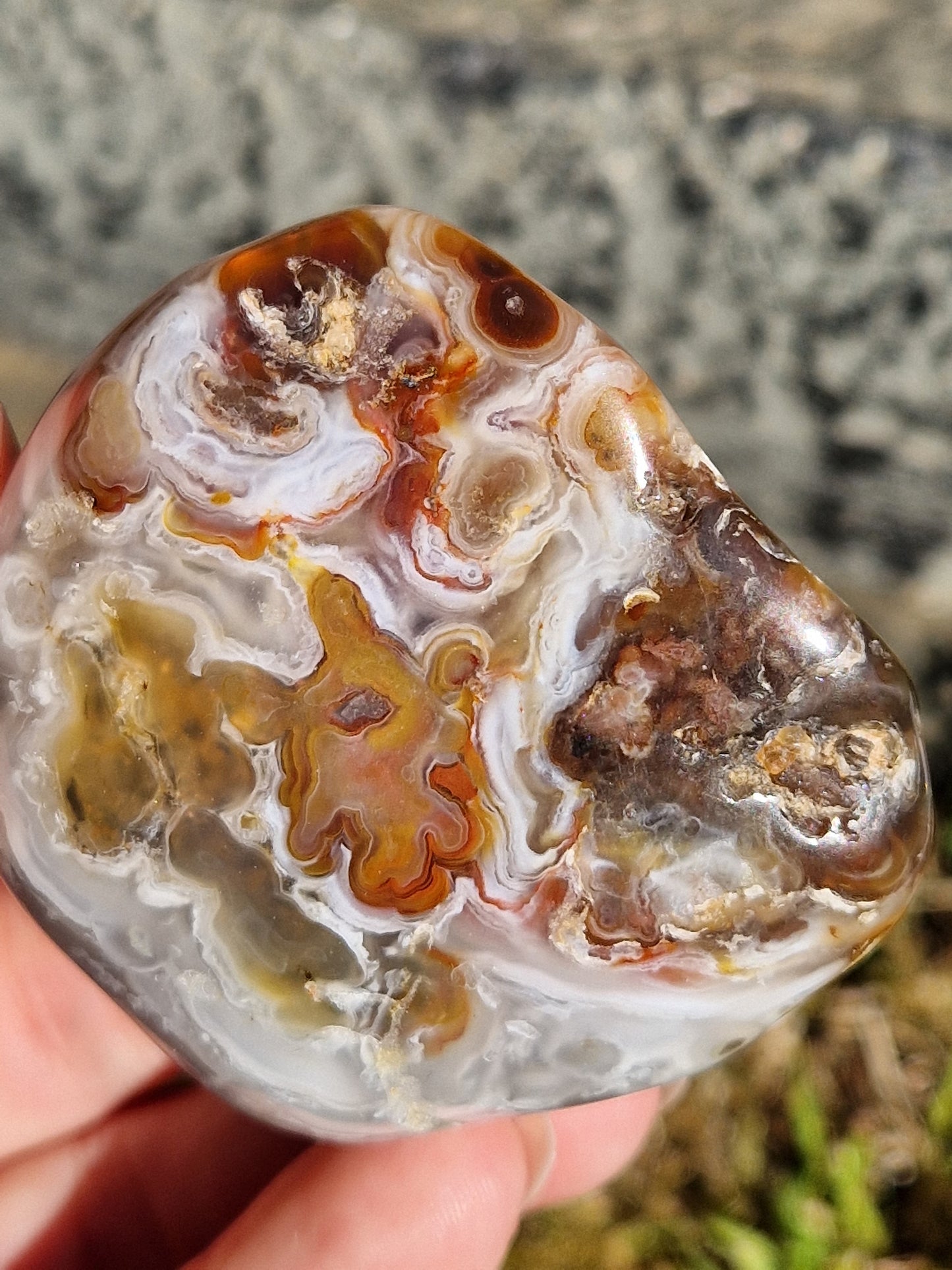 Agate eau (enhydre) n°12