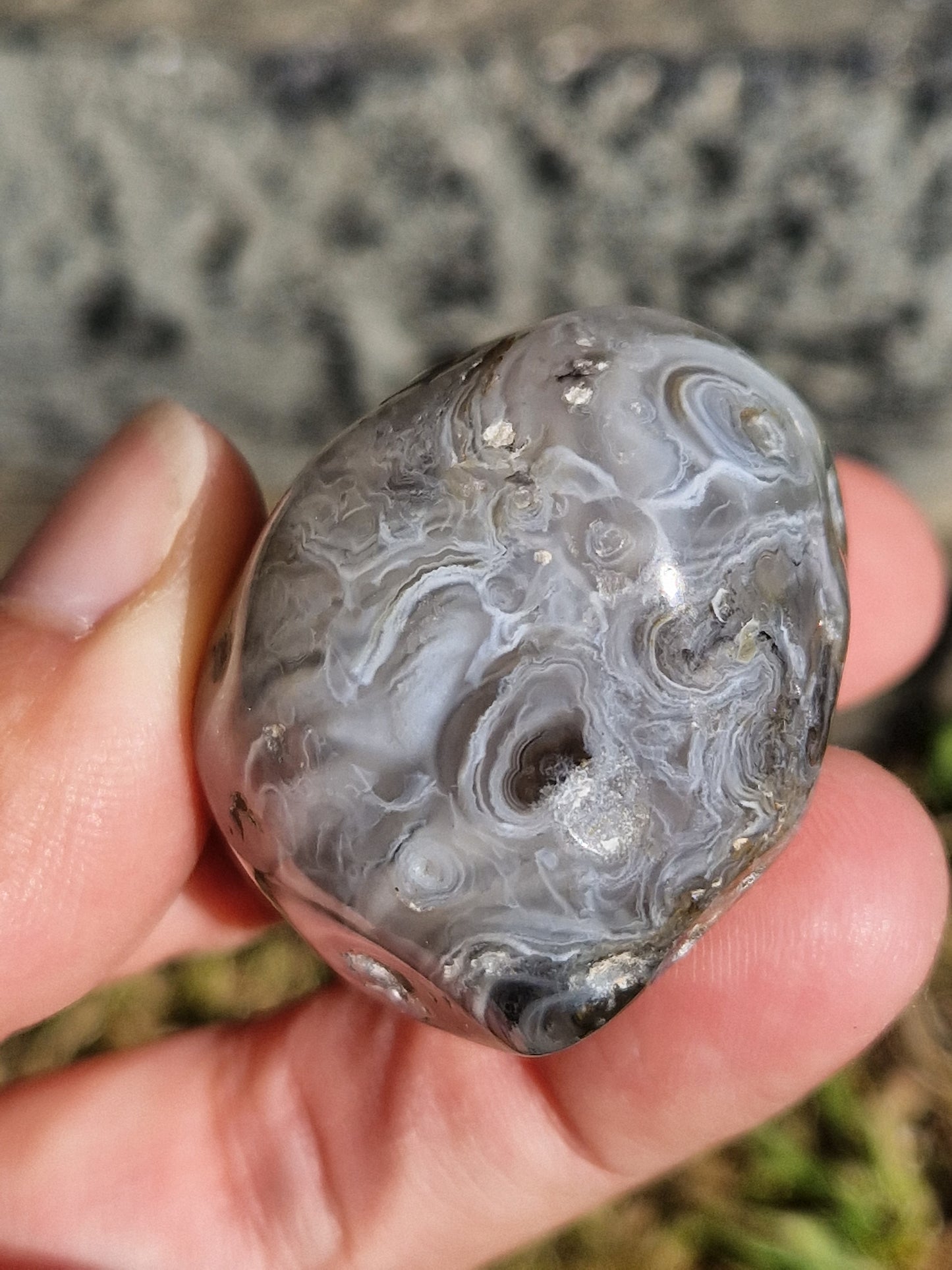 Agate eau (enhydre) n°13