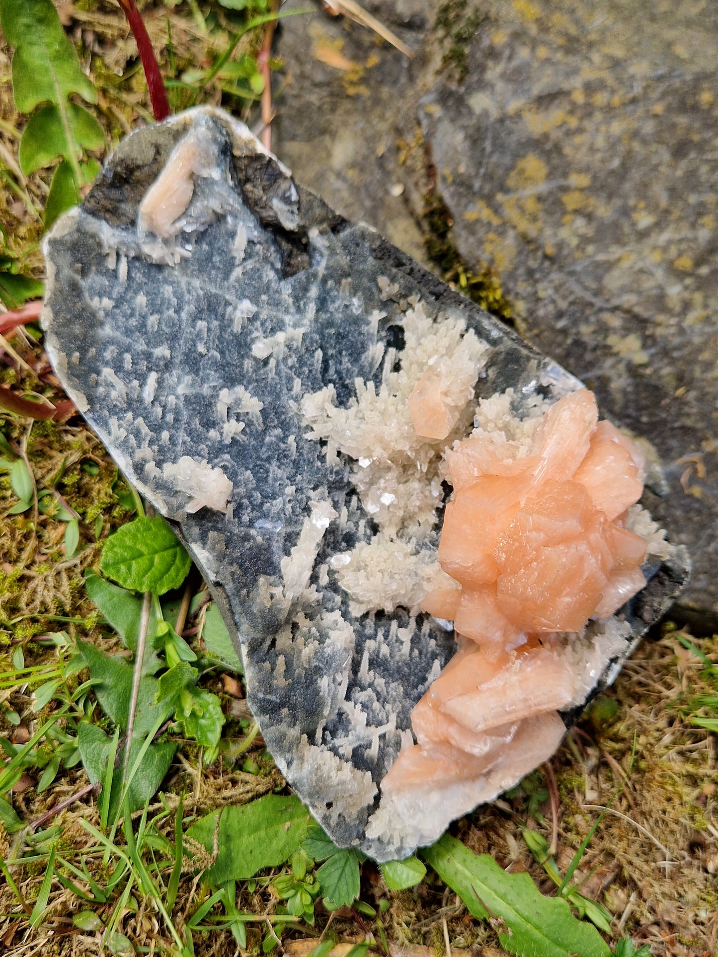 Calcédoine et stilbite D