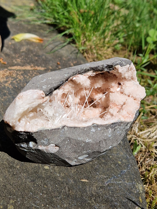 Scolécite sur Heulandite n°4