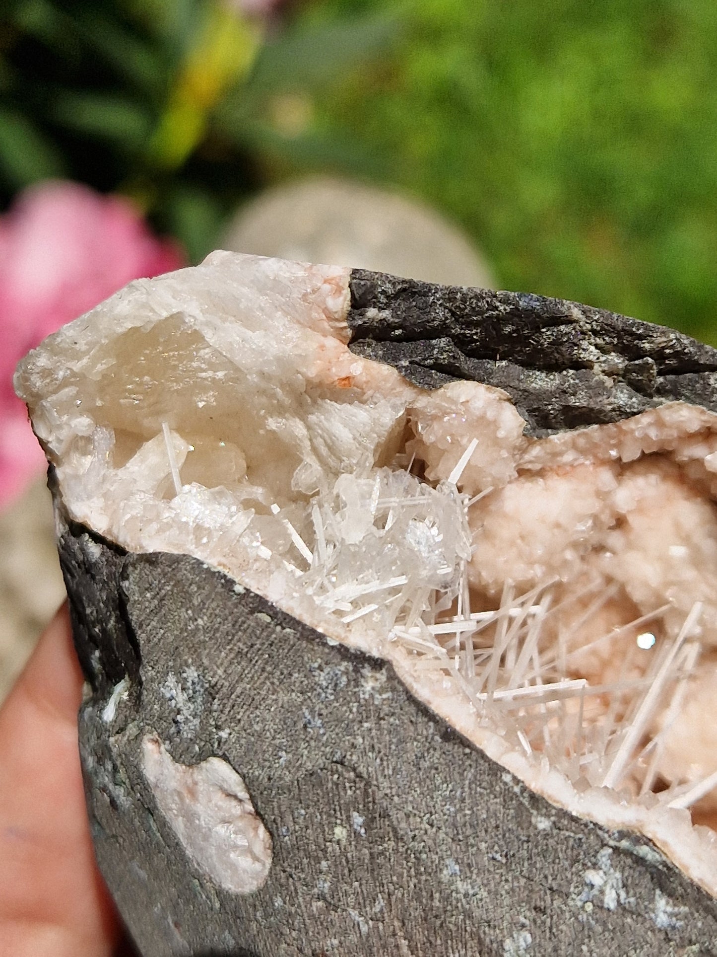 Scolécite sur Heulandite n°4
