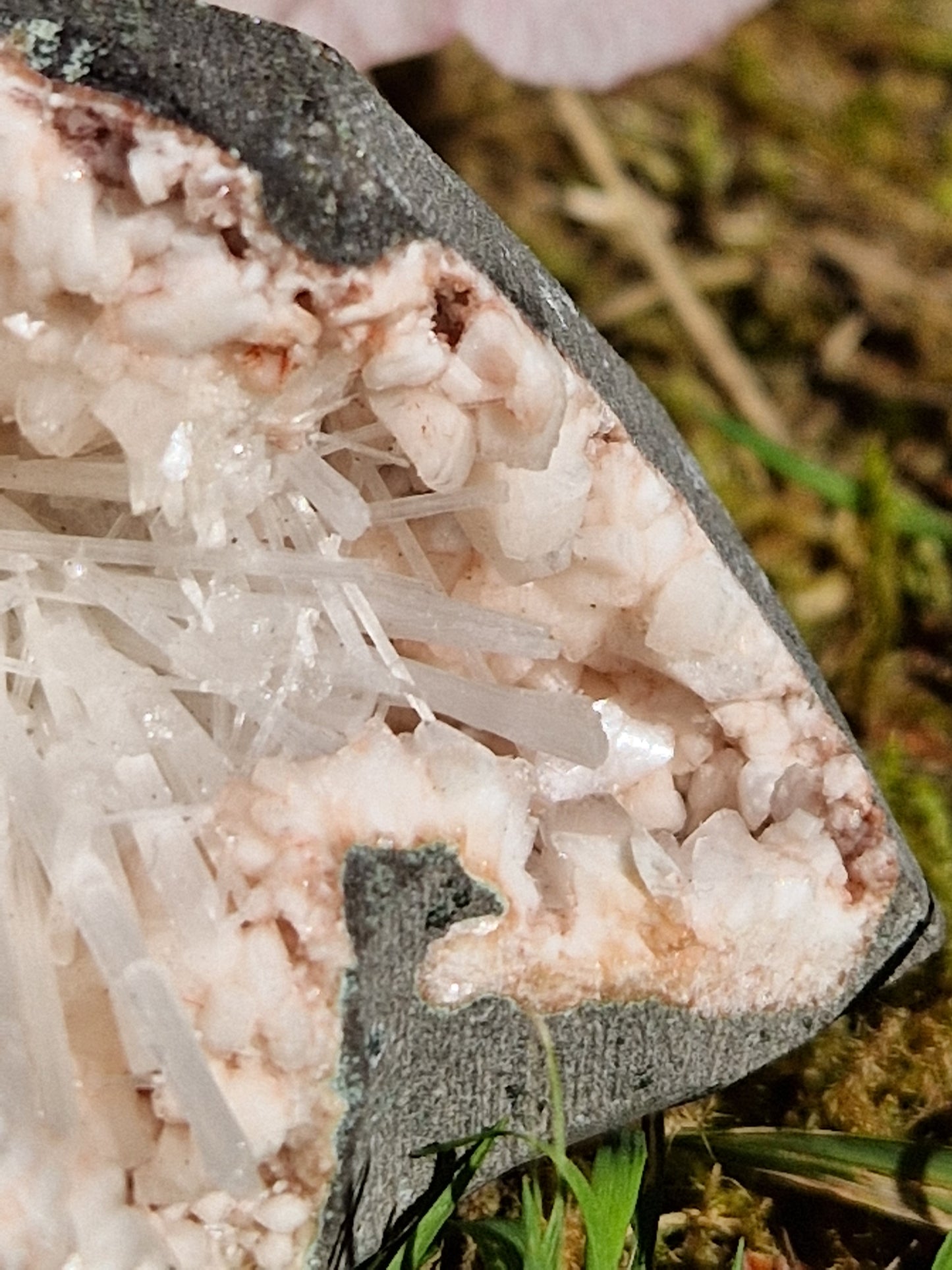 Scolécite sur Heulandite n°8