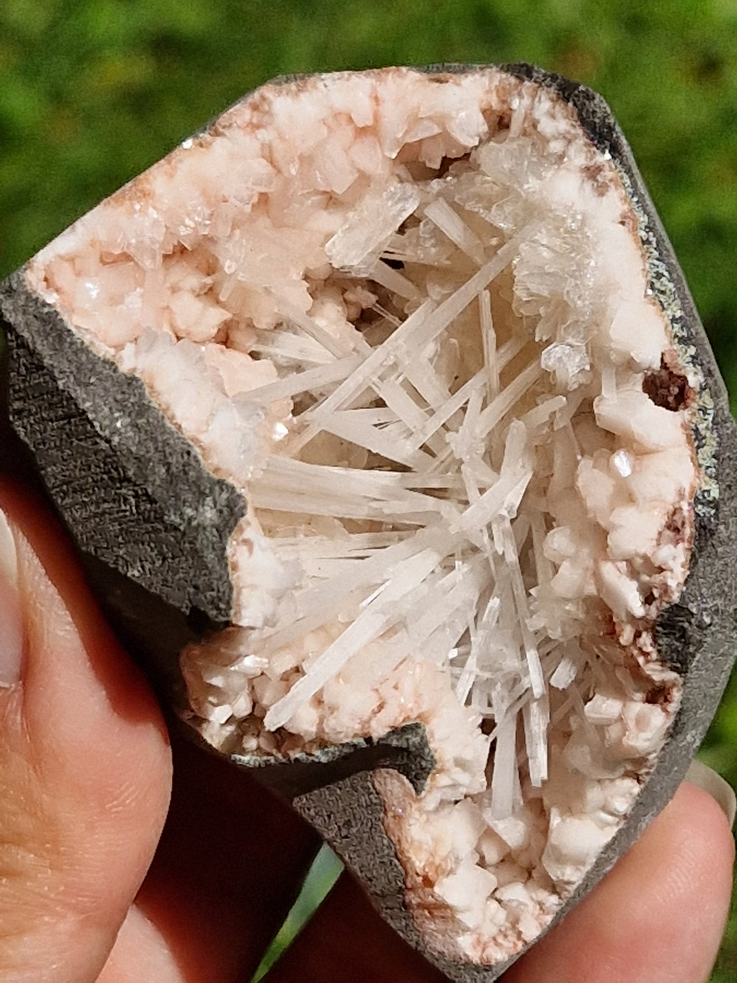 Scolécite sur Heulandite n°8