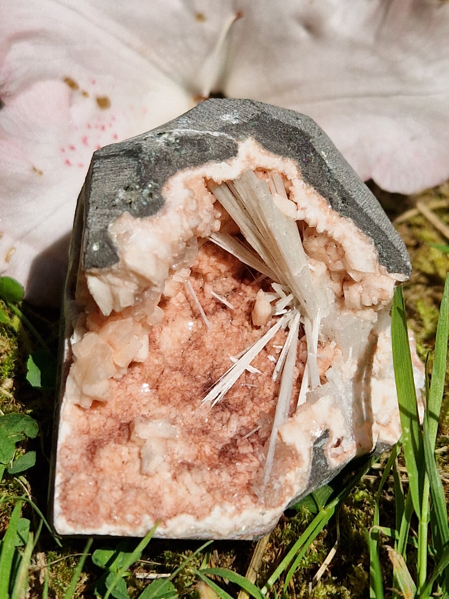 Scolécite sur Heulandite n°10