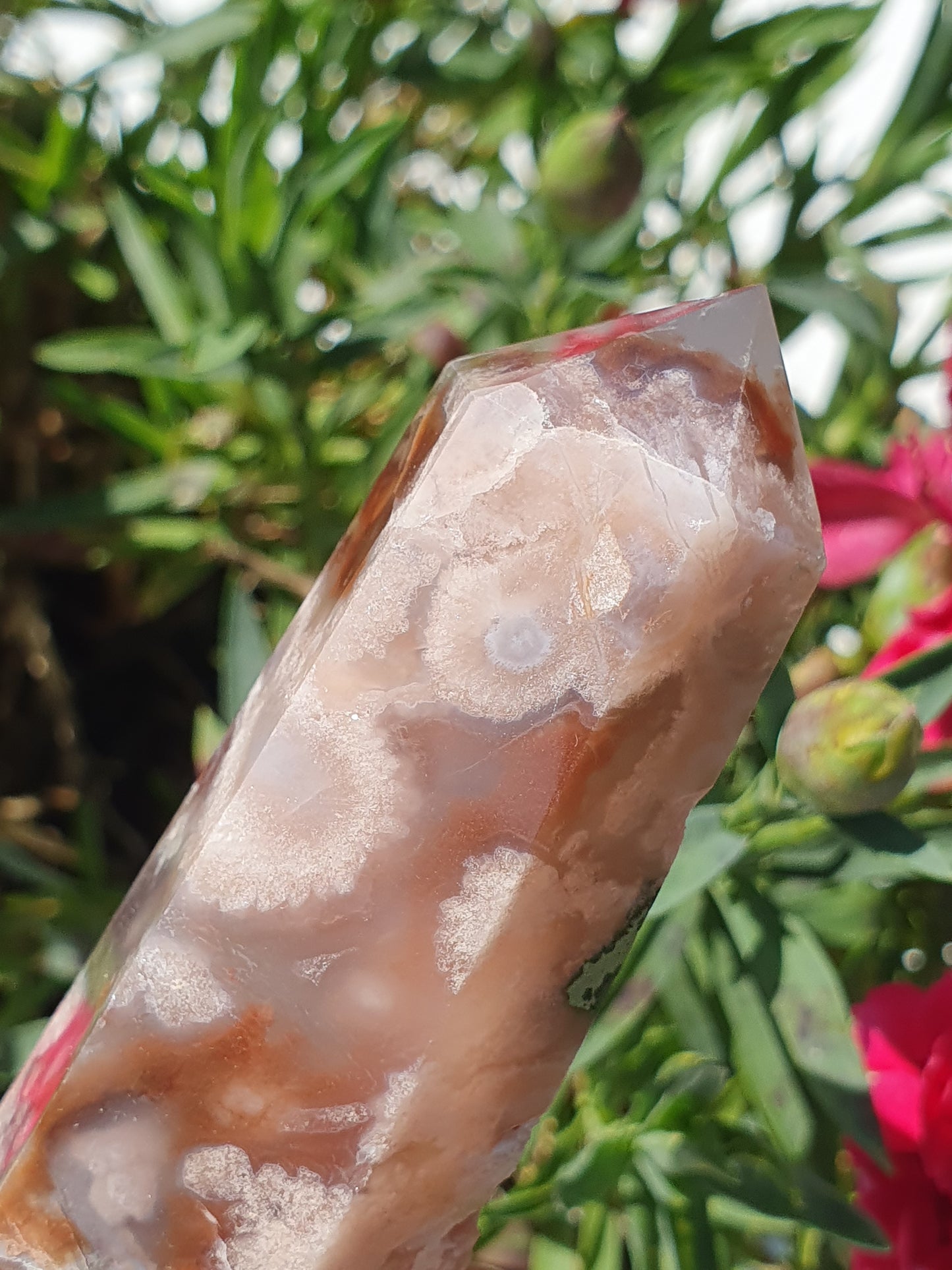 Pointe Agate fleurs (à choisir)
