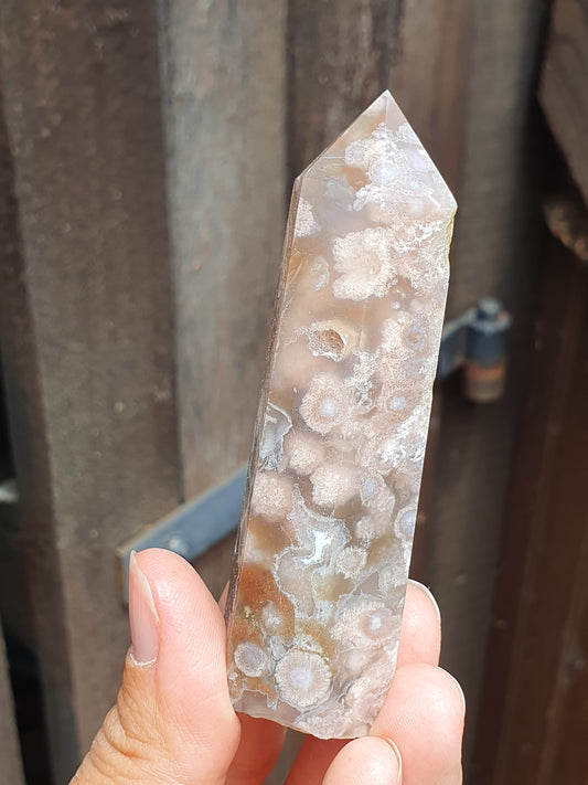 Pointe Agate fleurs (à choisir)