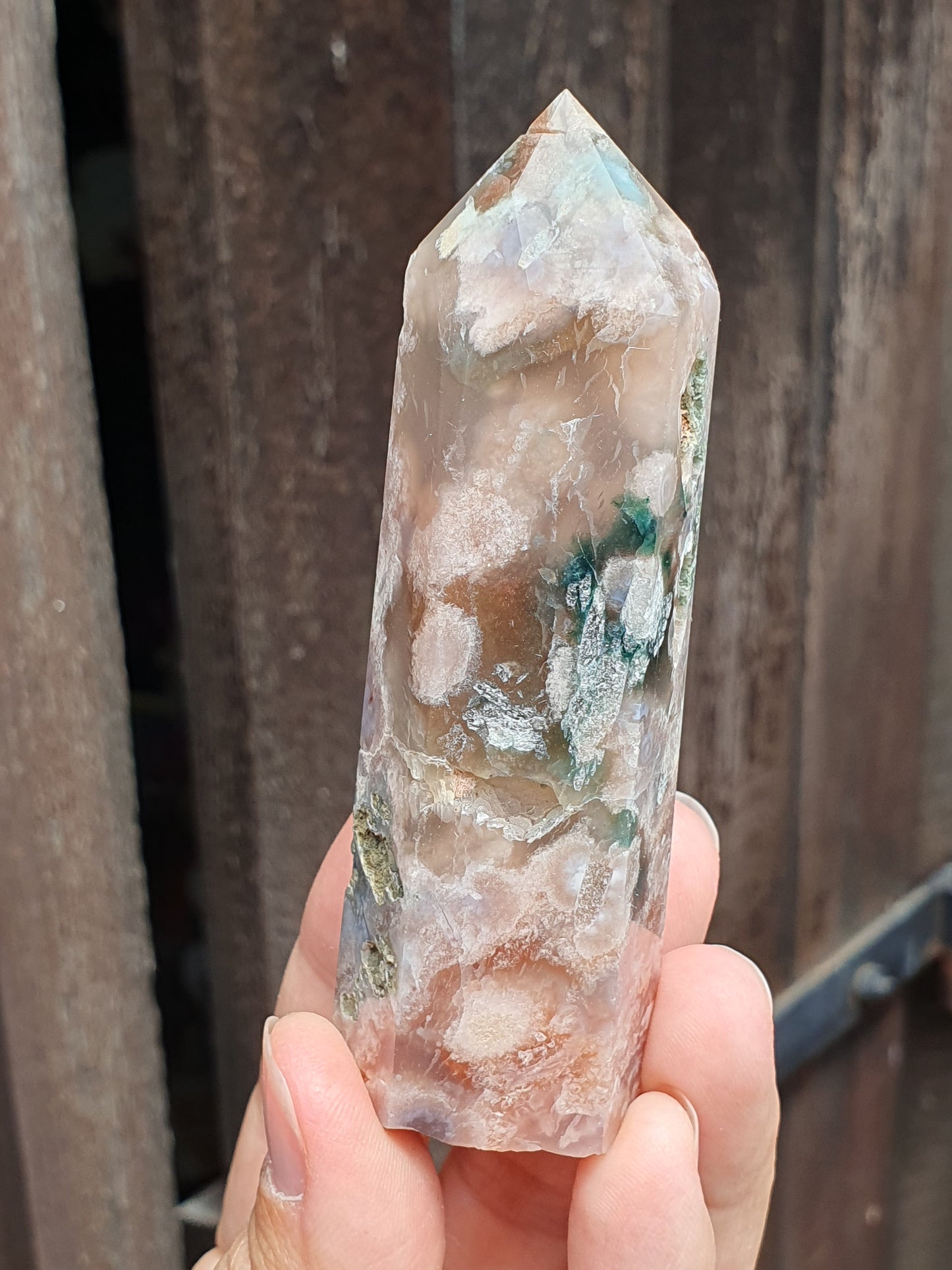 Pointe Agate fleurs (à choisir)