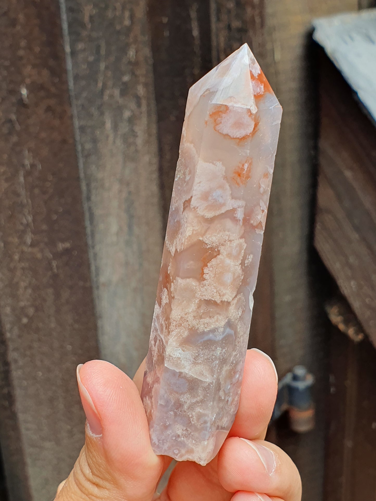 Pointe Agate fleurs (à choisir)