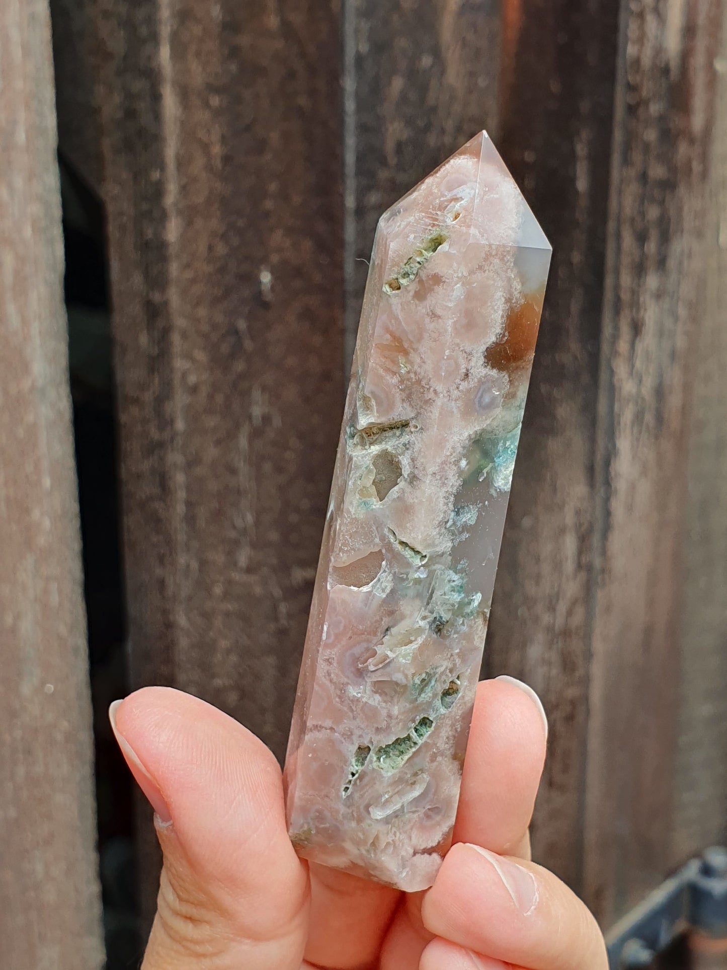 Pointe Agate fleurs (à choisir)