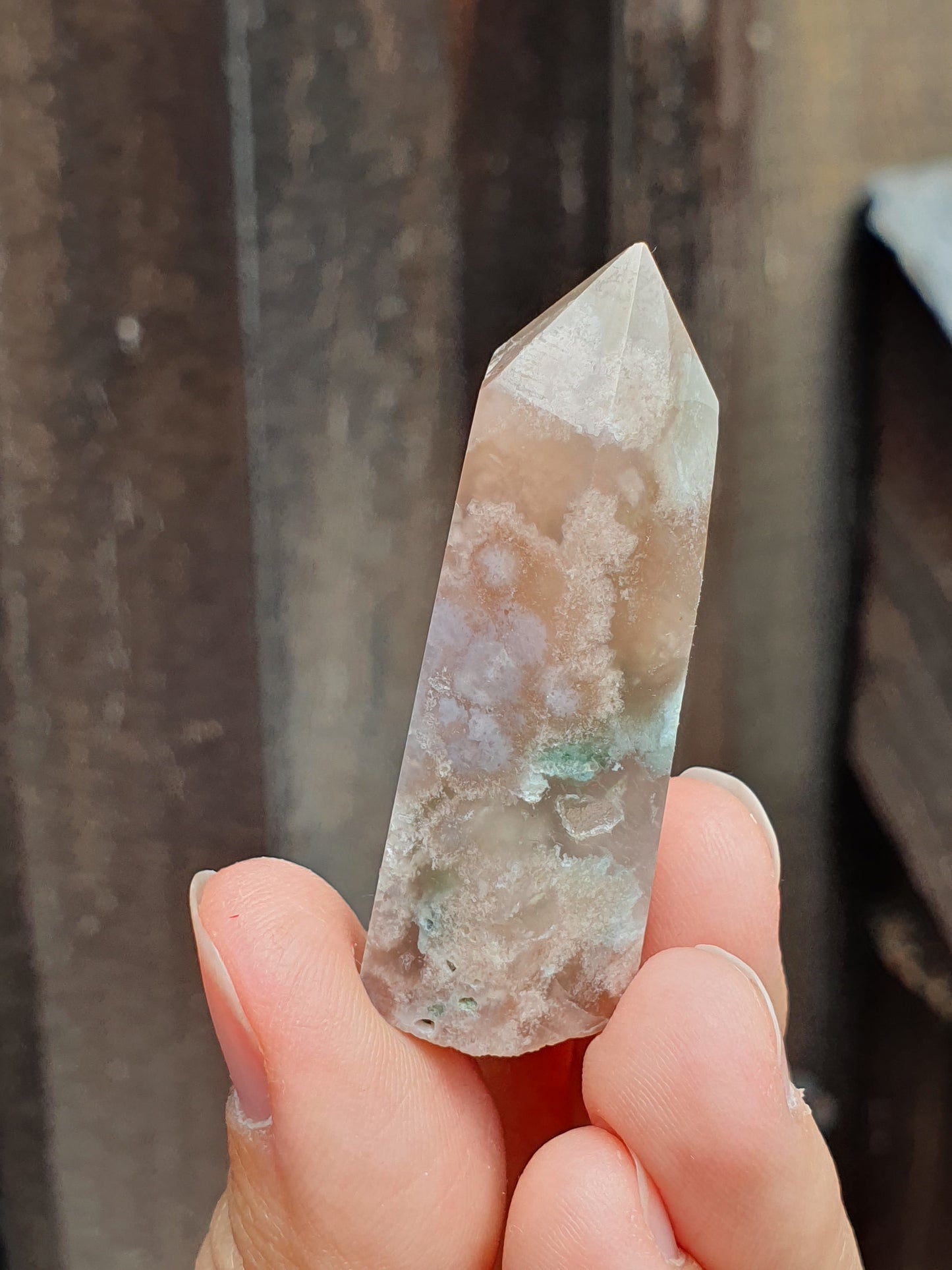 Pointe Agate fleurs (à choisir)