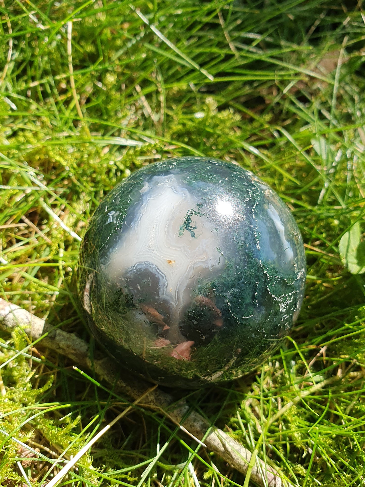 Sphère Agate mousse S1