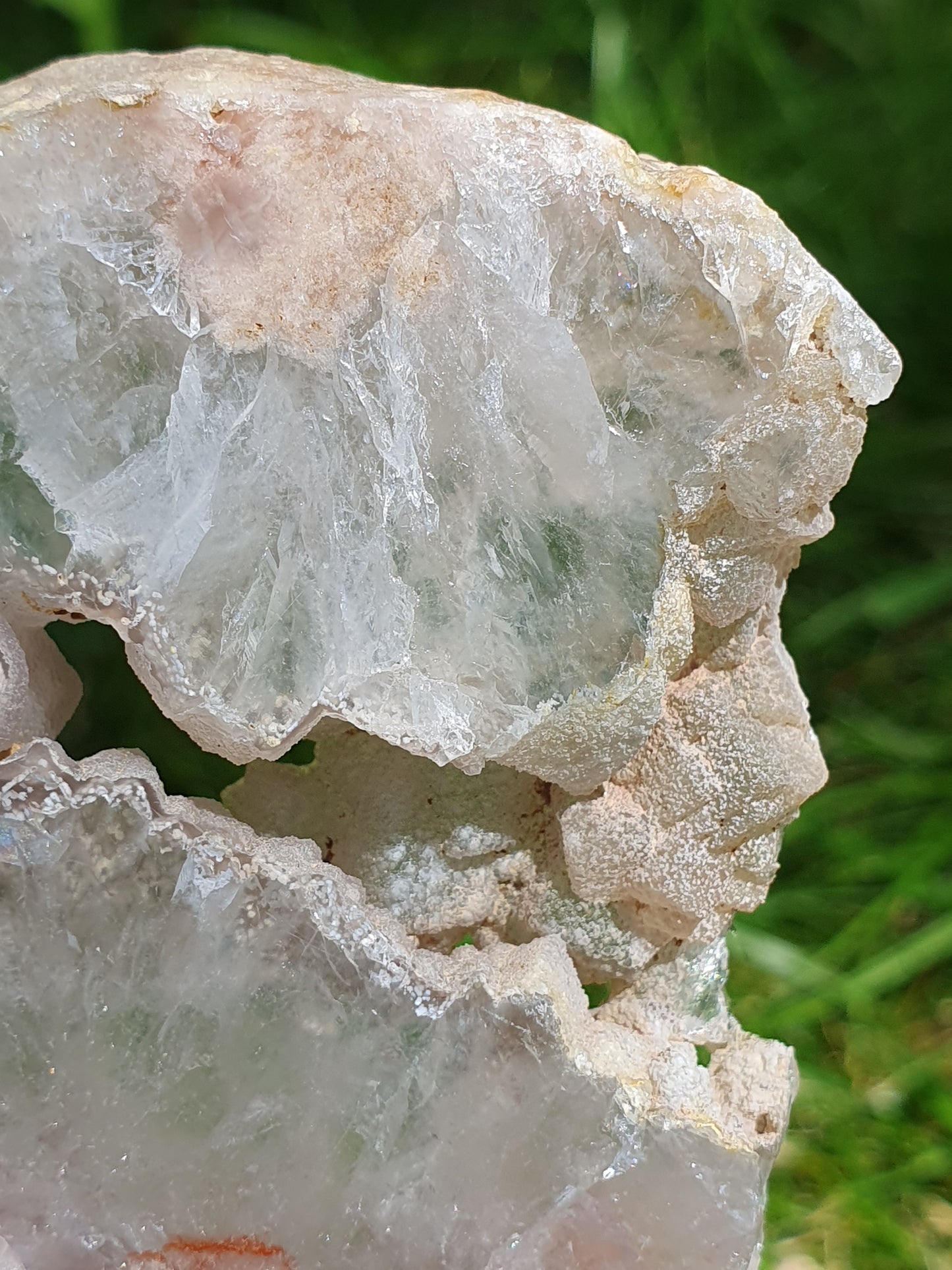 Tranche Agate fleurs n°8