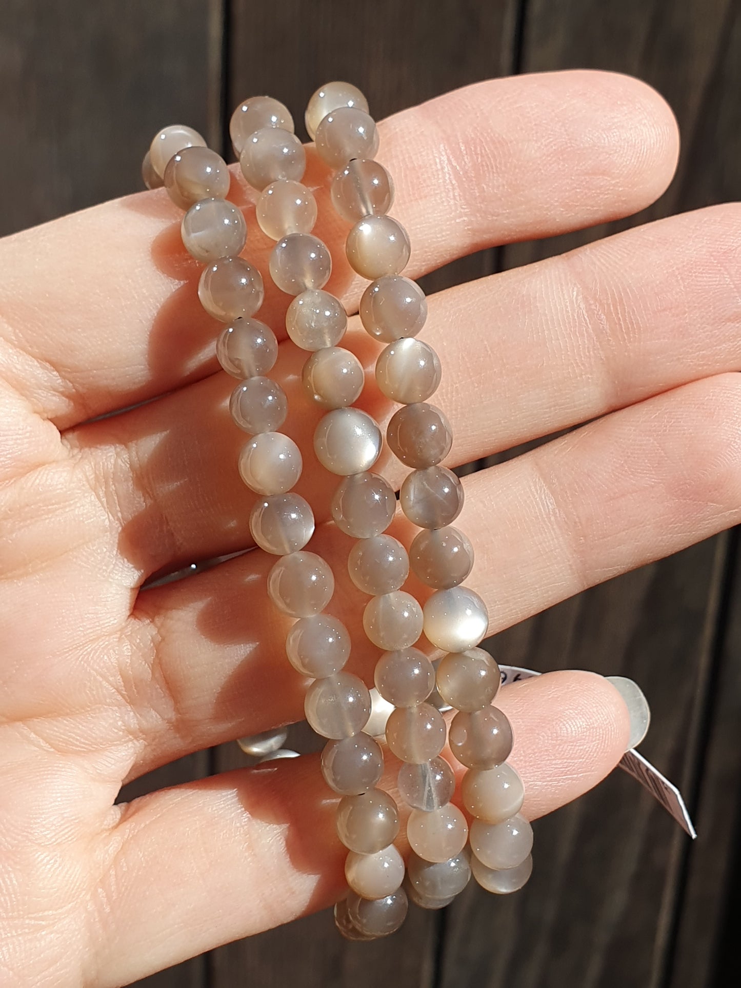 Bracelet Pierre de lune brune