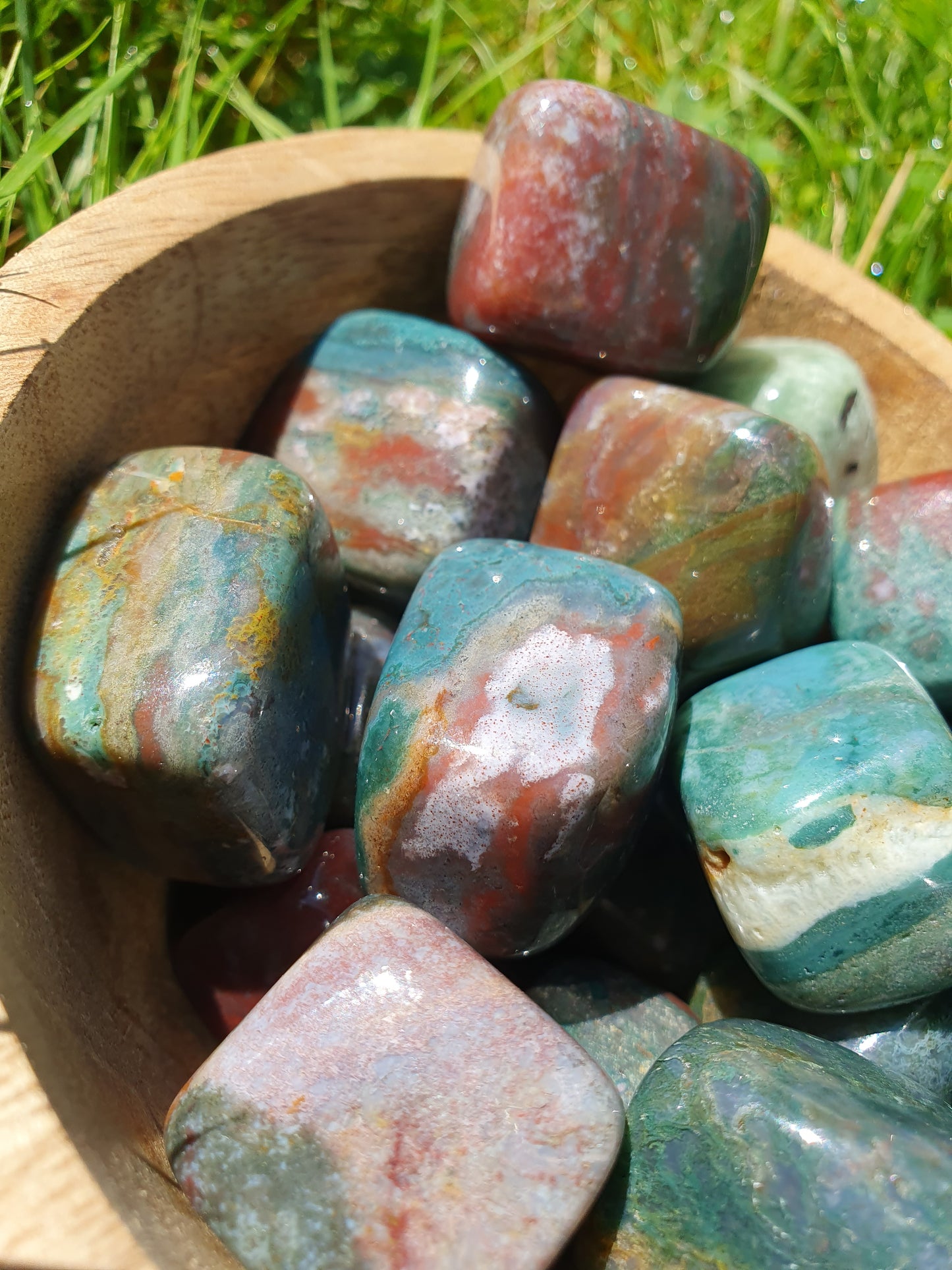 Pierre roulée Agate indienne