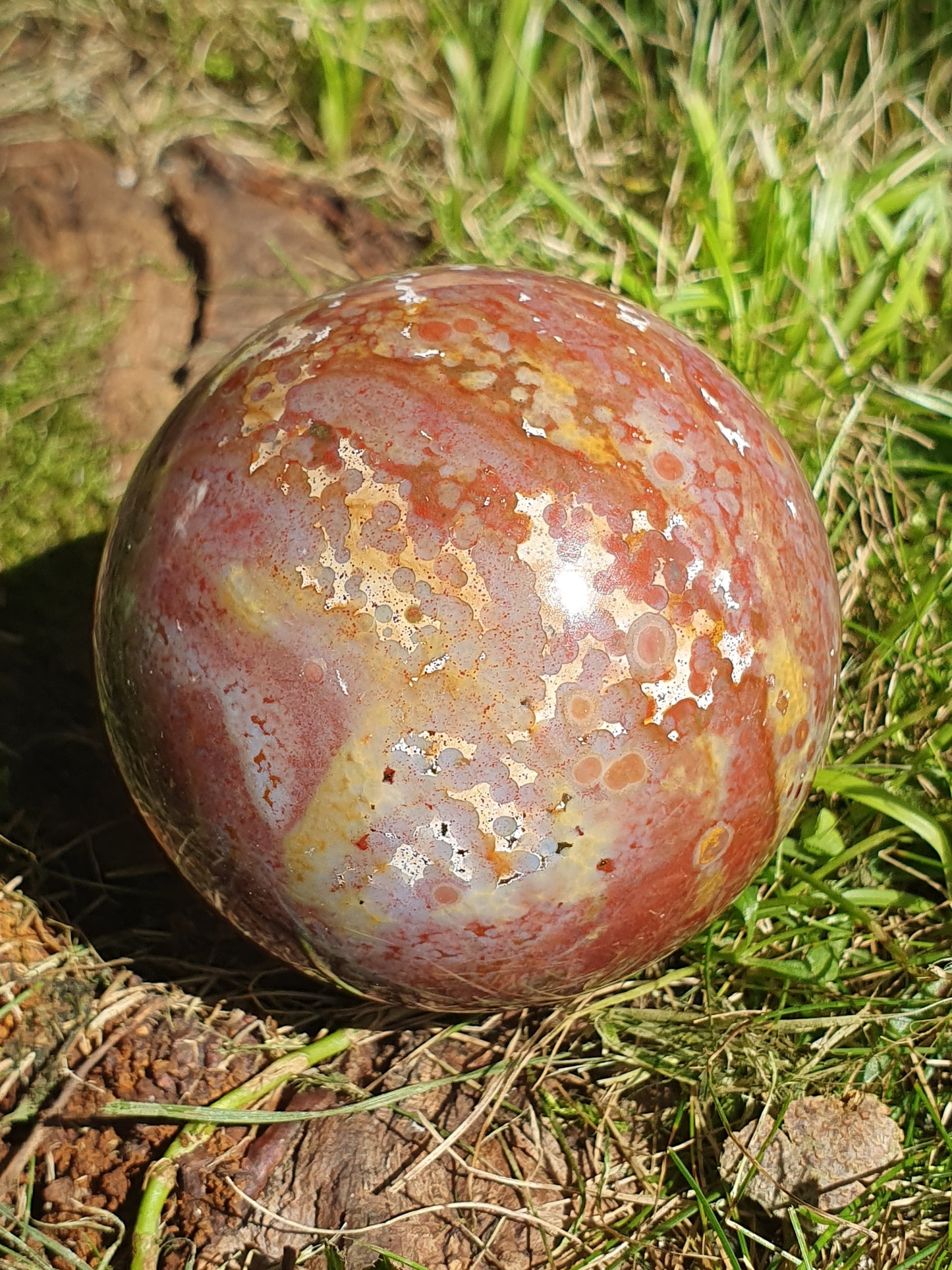 Sphère Agate indienne