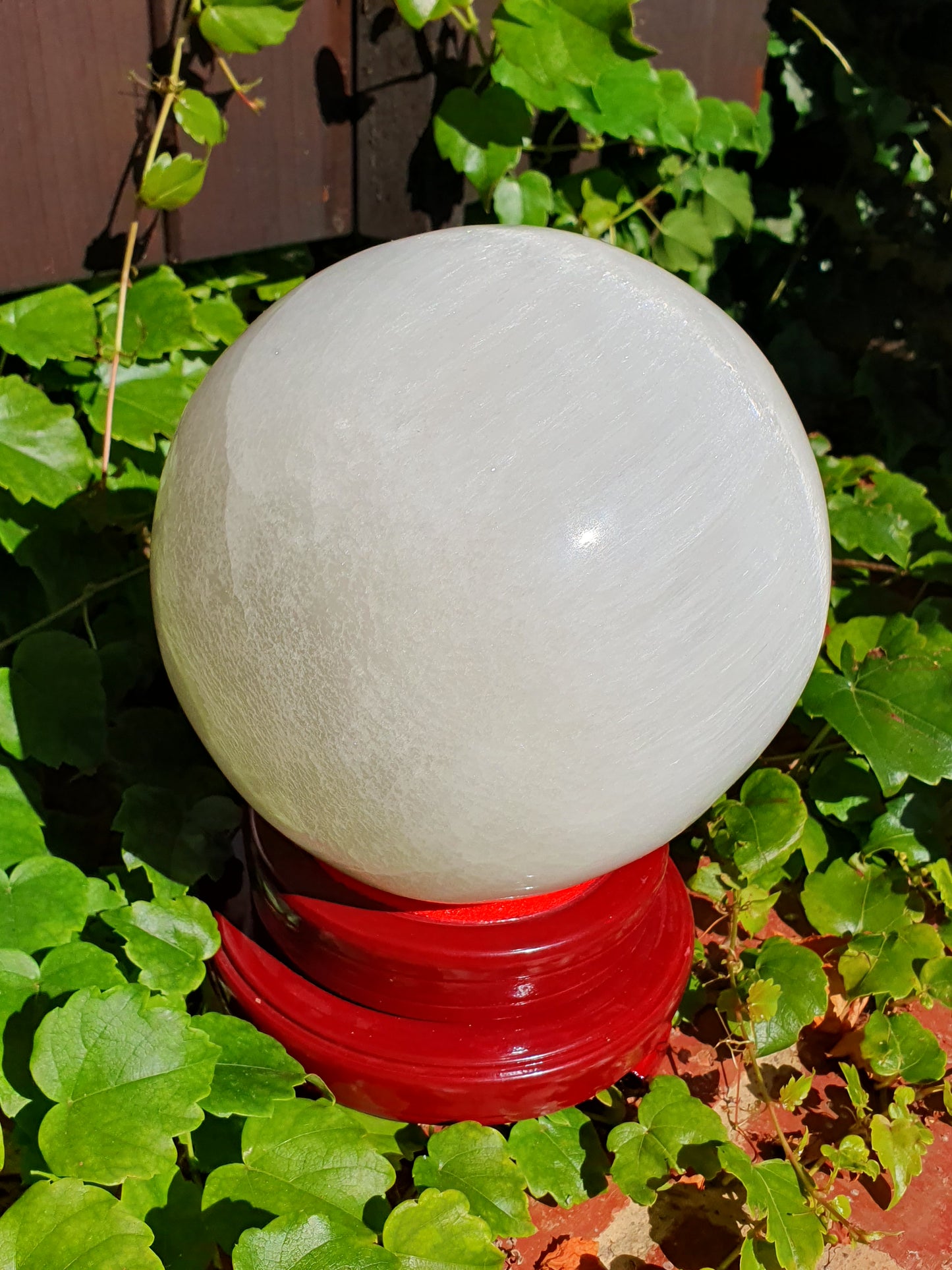 Sphère de Gyspe fibreux (Sélénite) 4,960kg