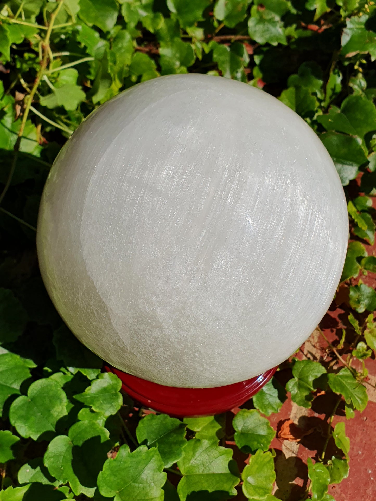 Sphère de Gyspe fibreux (Sélénite) 4,960kg