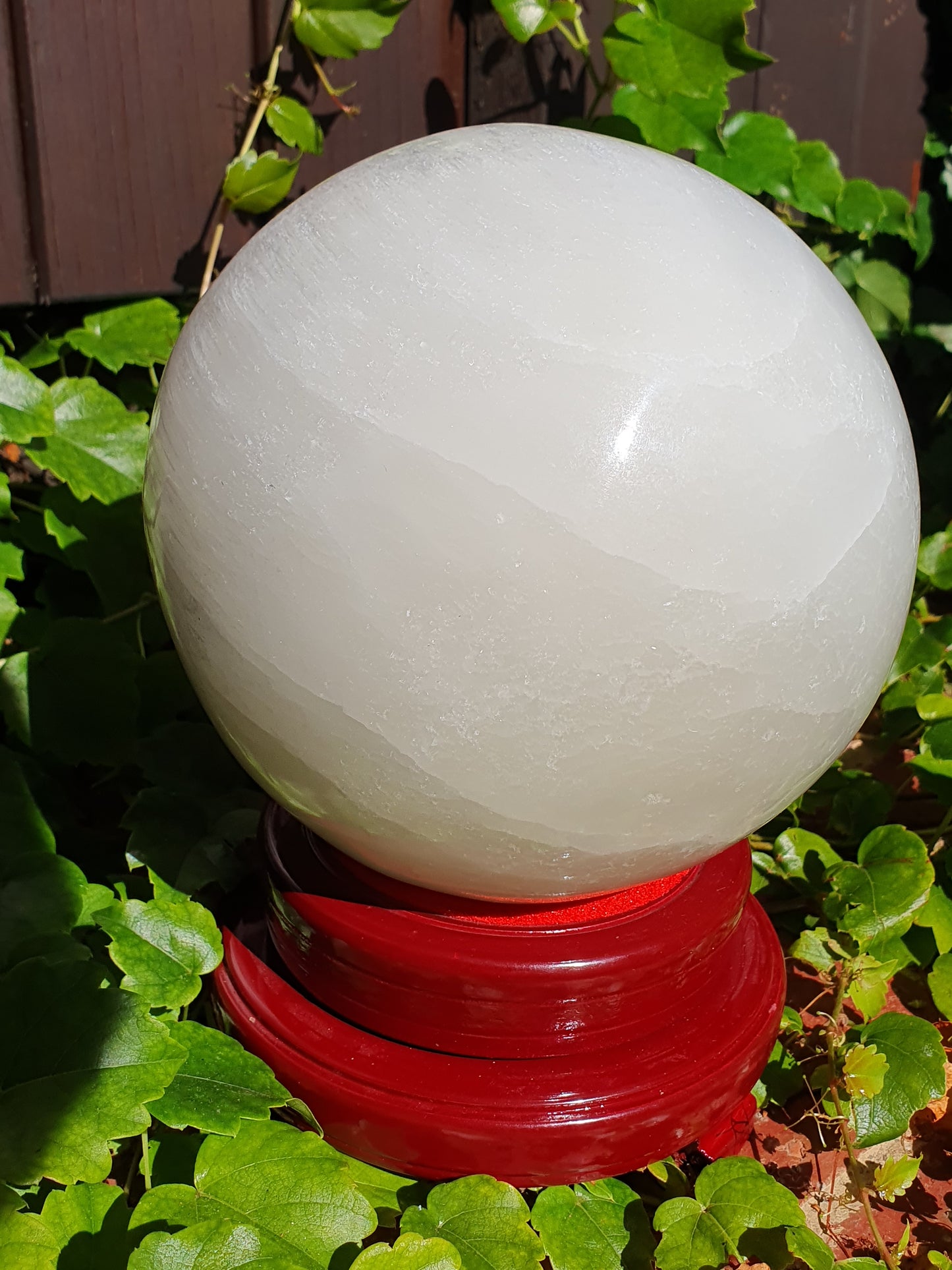 Sphère de Gyspe fibreux (Sélénite) 4,960kg