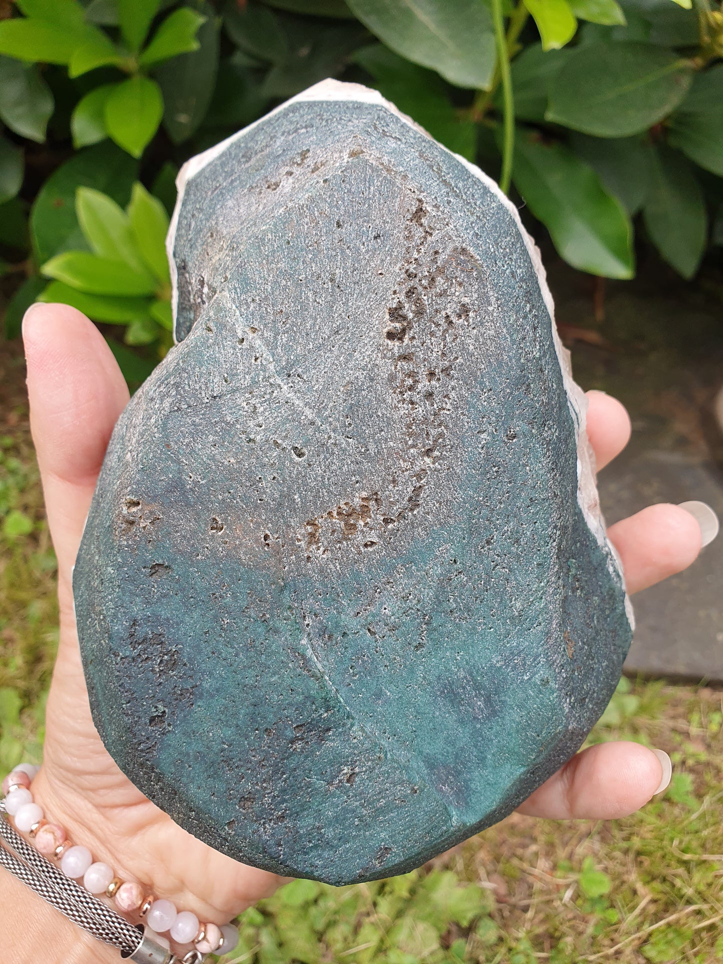 Sublime Apophyllite sur Heulandite rose