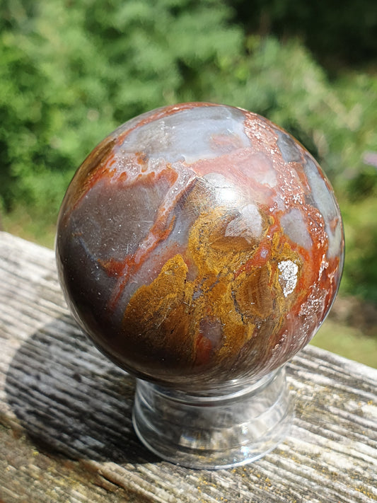 Sphère Bois fossile B1