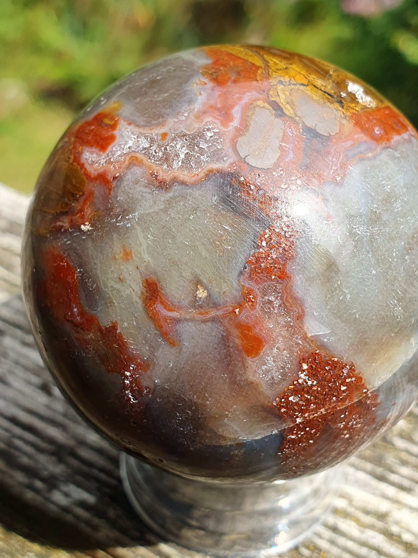 Sphère Bois fossile B1