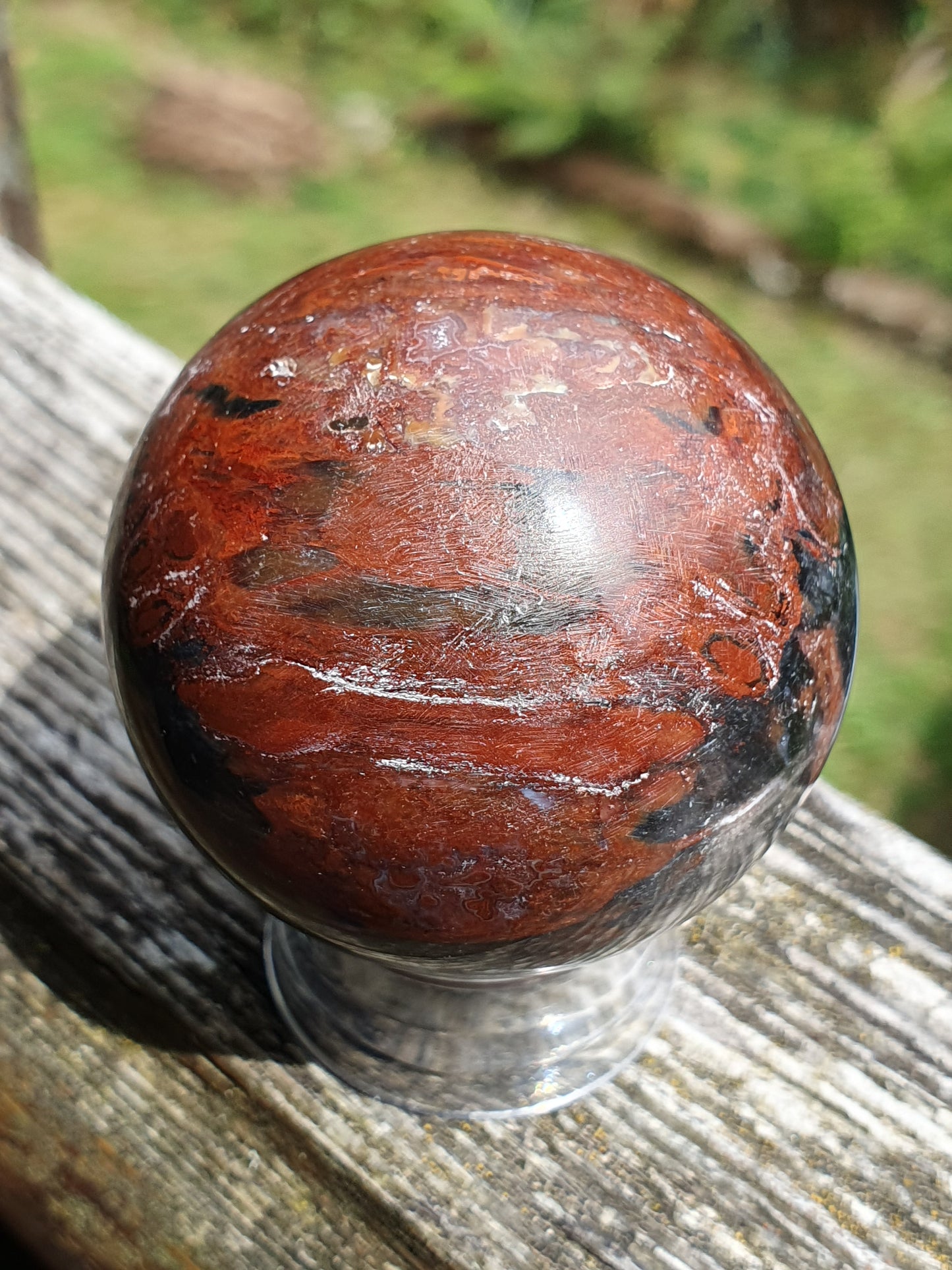 Sphère Bois fossile B2