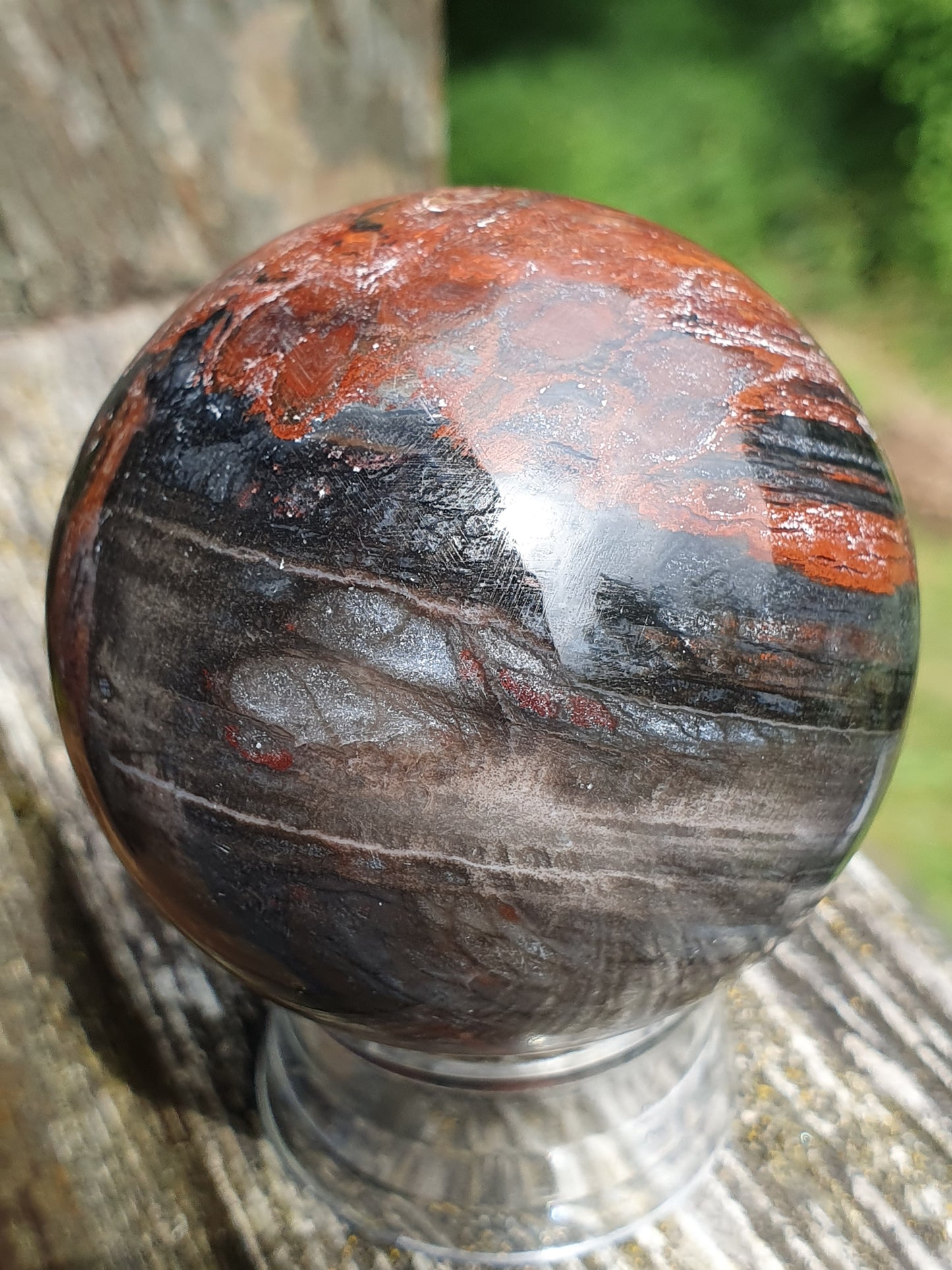 Sphère Bois fossile B2