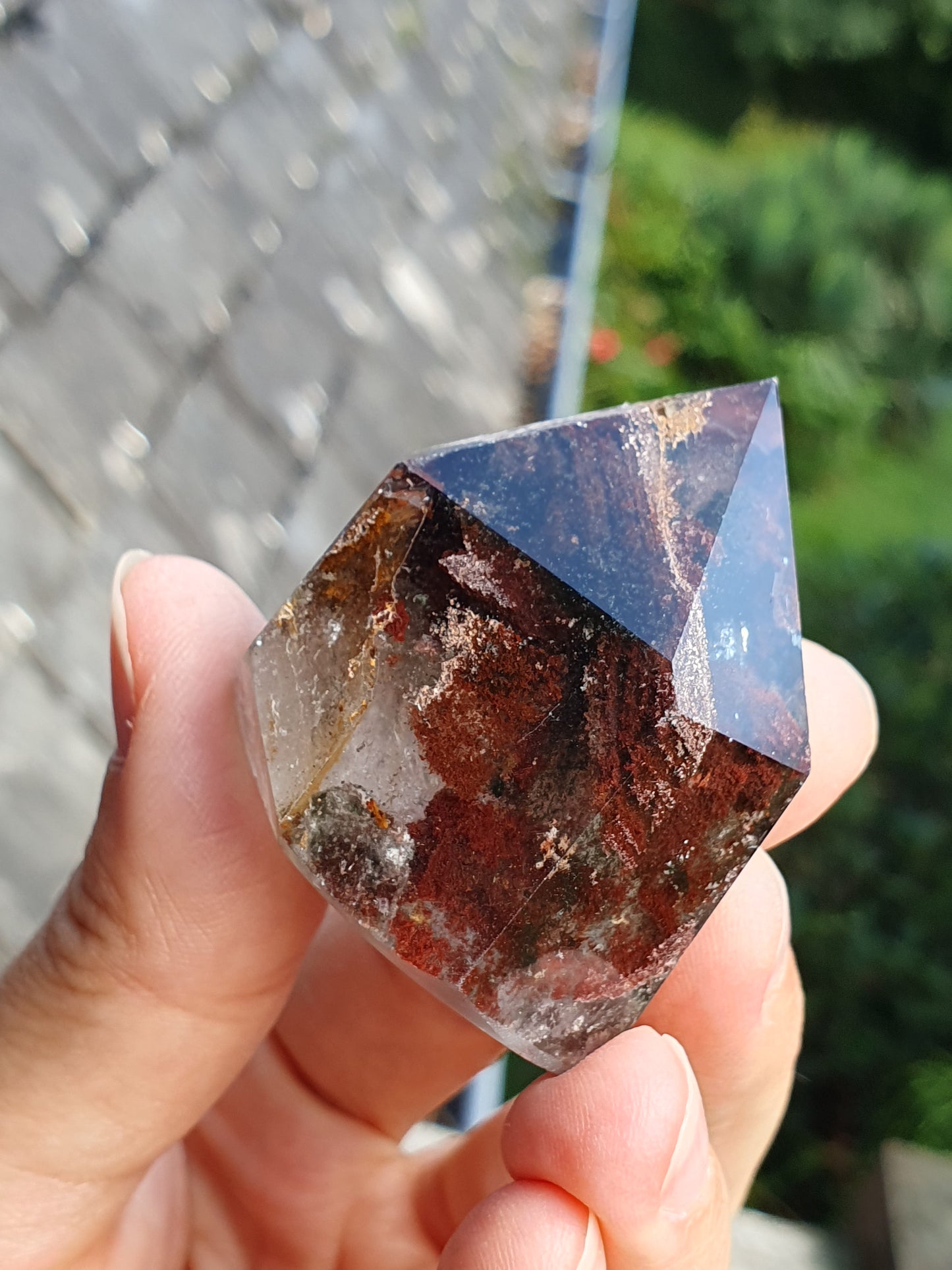 Pointe Quartz Chlorite B (Lodolite)