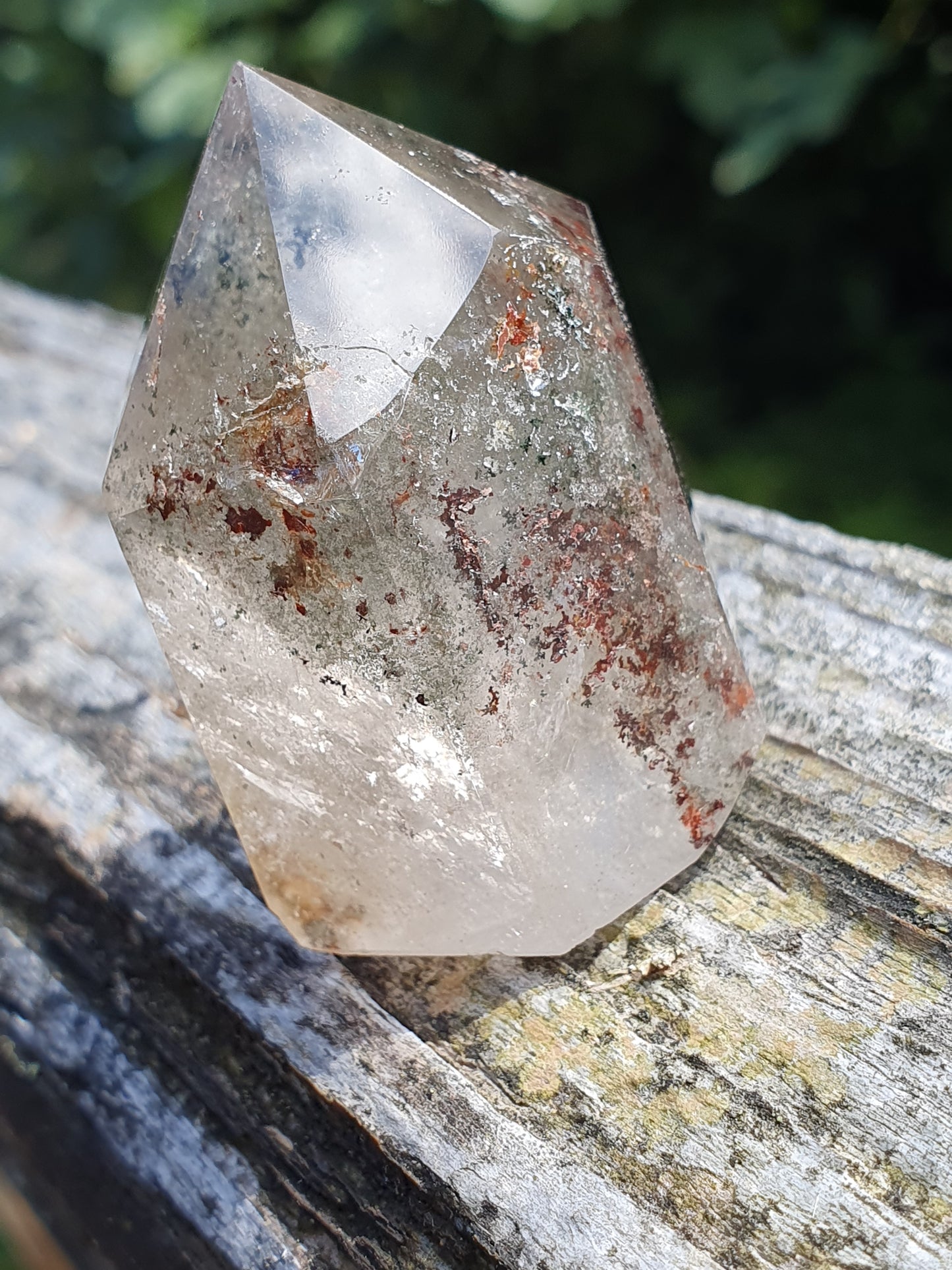 Pointe Quartz Chlorite C (Lodolite)