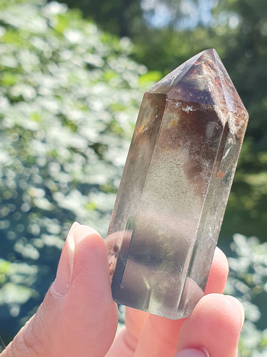 Pointe Quartz Chlorite F (Lodolite)